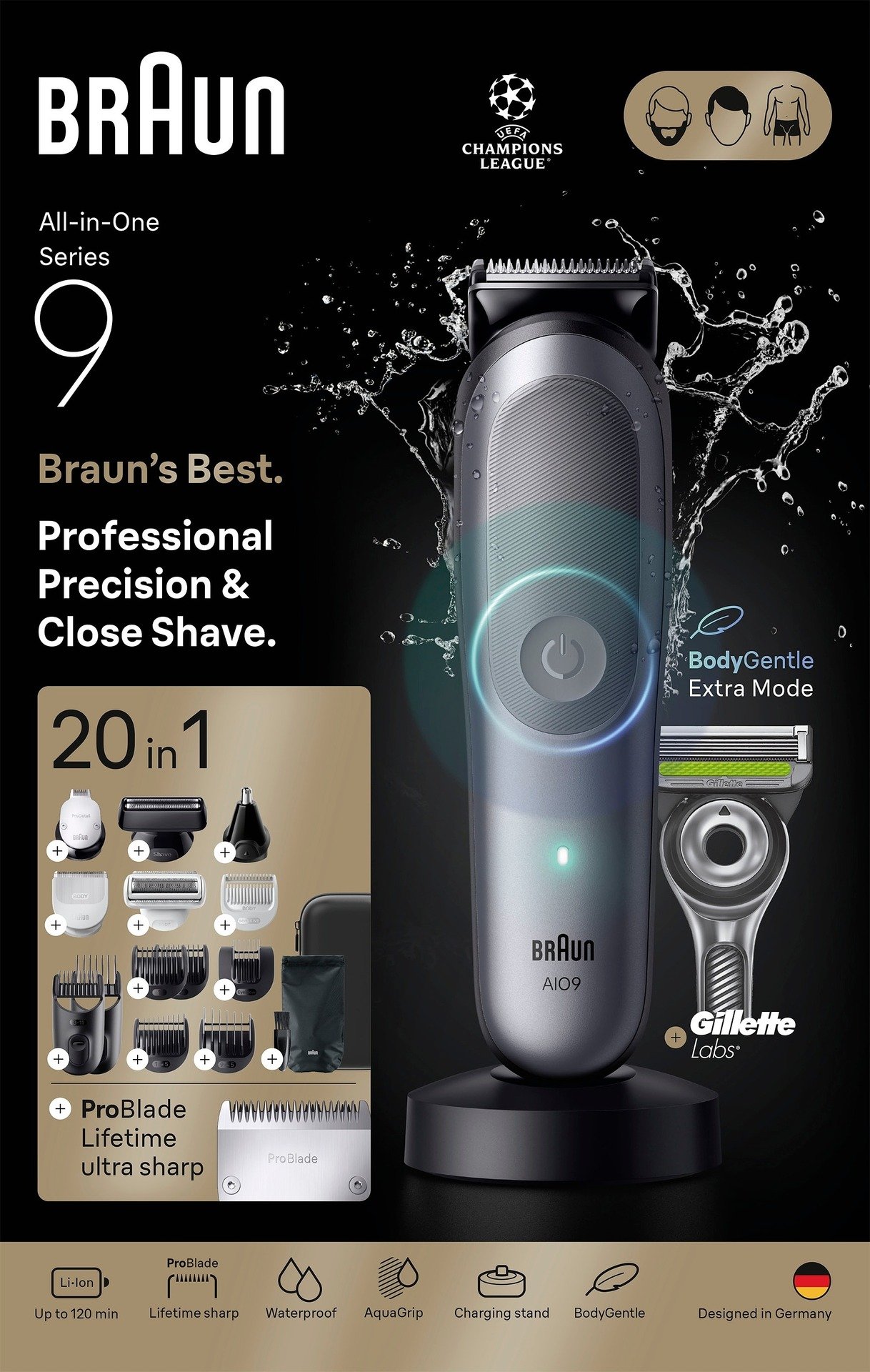 Braun All-in-One 9, 20-i-1 Trimmer, AIO9540