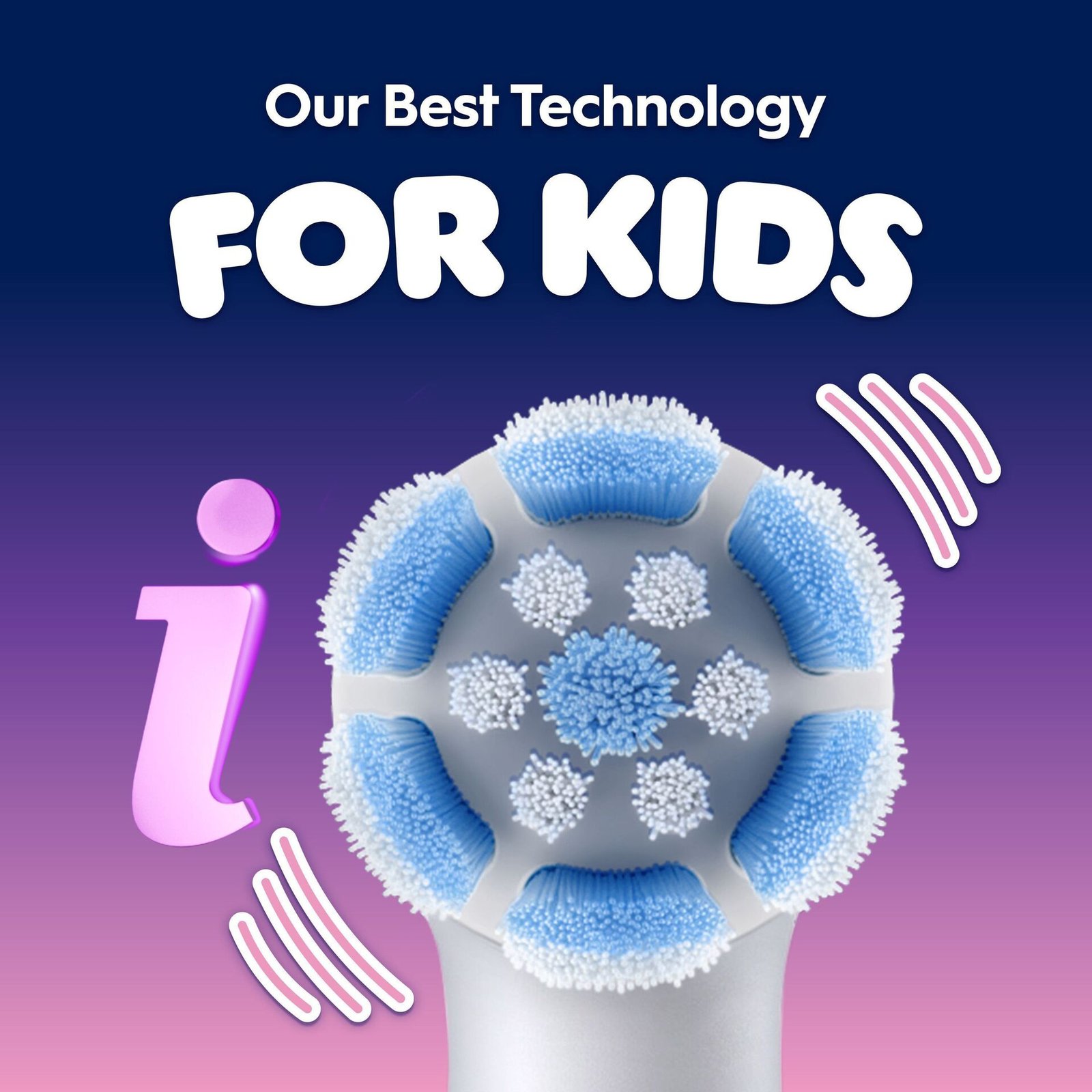 Oral-B iO Kids Eltandborste Disney Angel - Lilo & Stitch, 1 tandborsthuvud, 1 resefodral