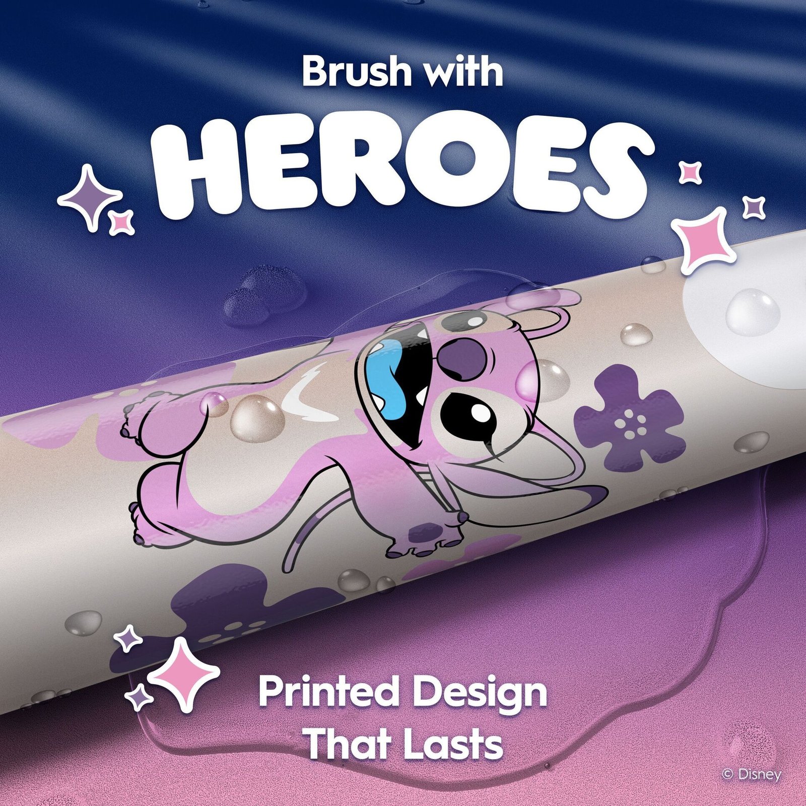 Oral-B iO Kids Eltandborste Disney Angel - Lilo & Stitch, 1 tandborsthuvud, 1 resefodral