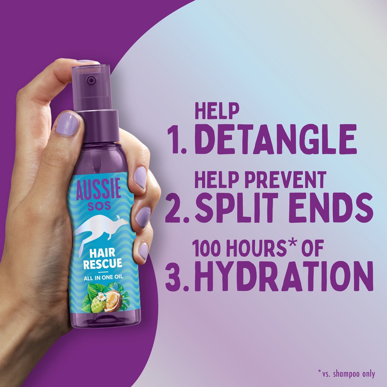 Aussie SOS Hair Rescue All In One Hårolja 100ml