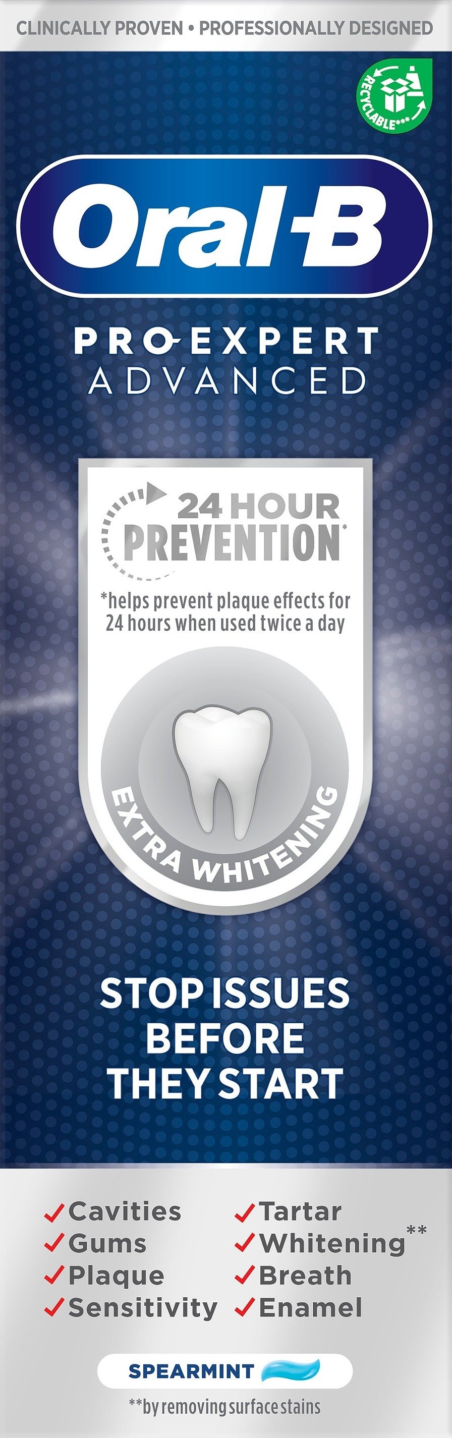 Oral-B Pro-Expert Advanced Science Extra White Tandkräm 75 ml