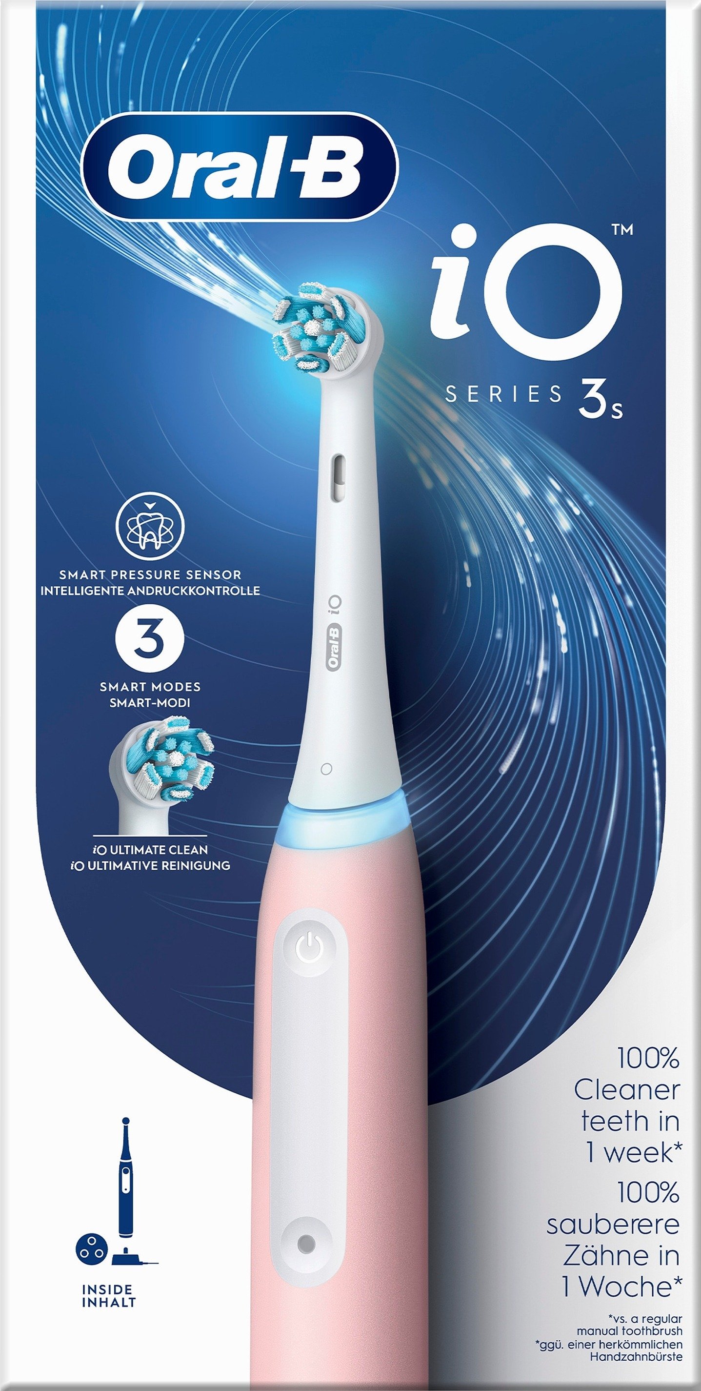 Oral-B iO 3S Rosa eltandborste