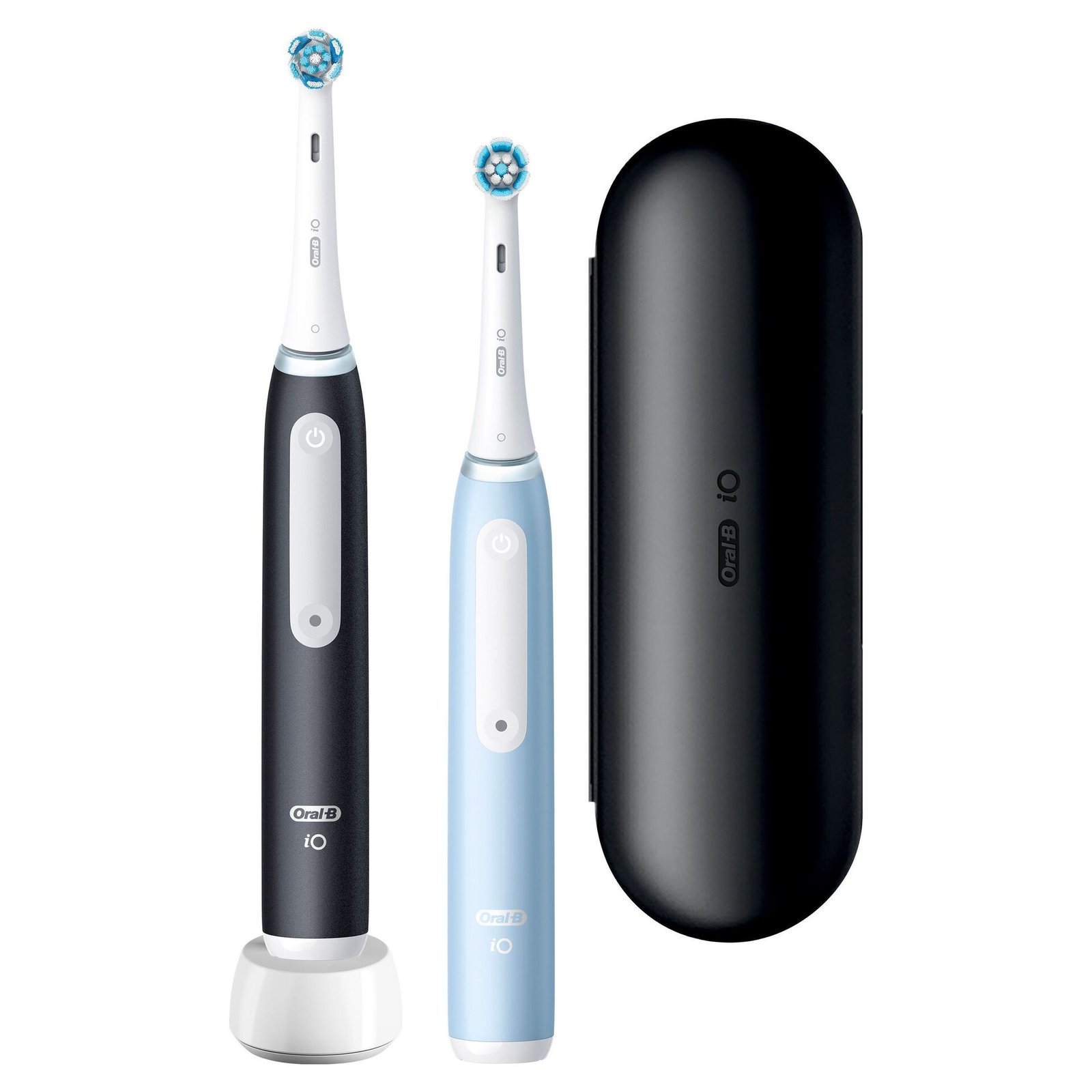 Oral-B iO 3 Duopack 2 eltandborstar, 2 huvuden, 1 resefodral