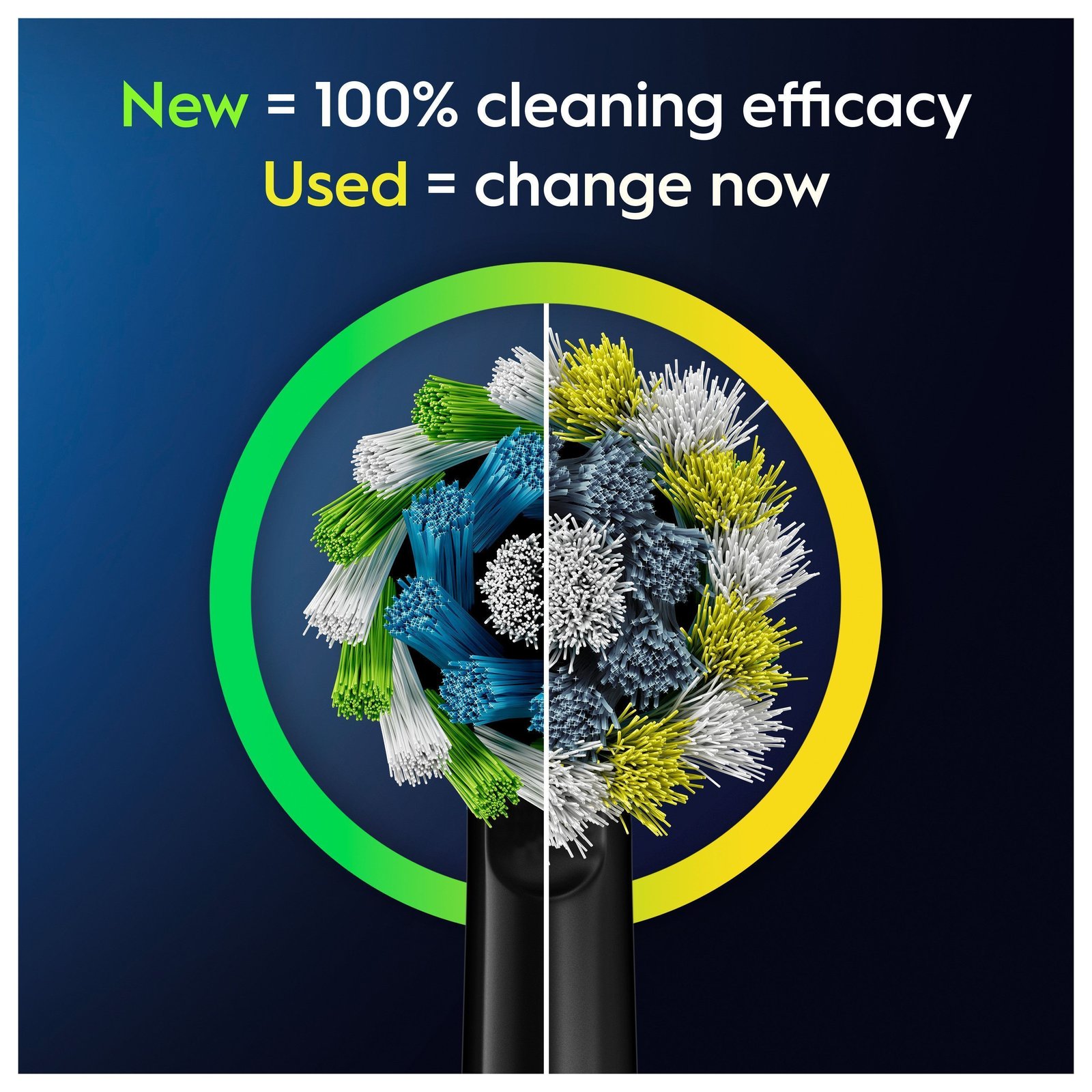Oral-B Pro 3 Svart eltandborste, 2 Sensitive Clean & Care borsthuvud