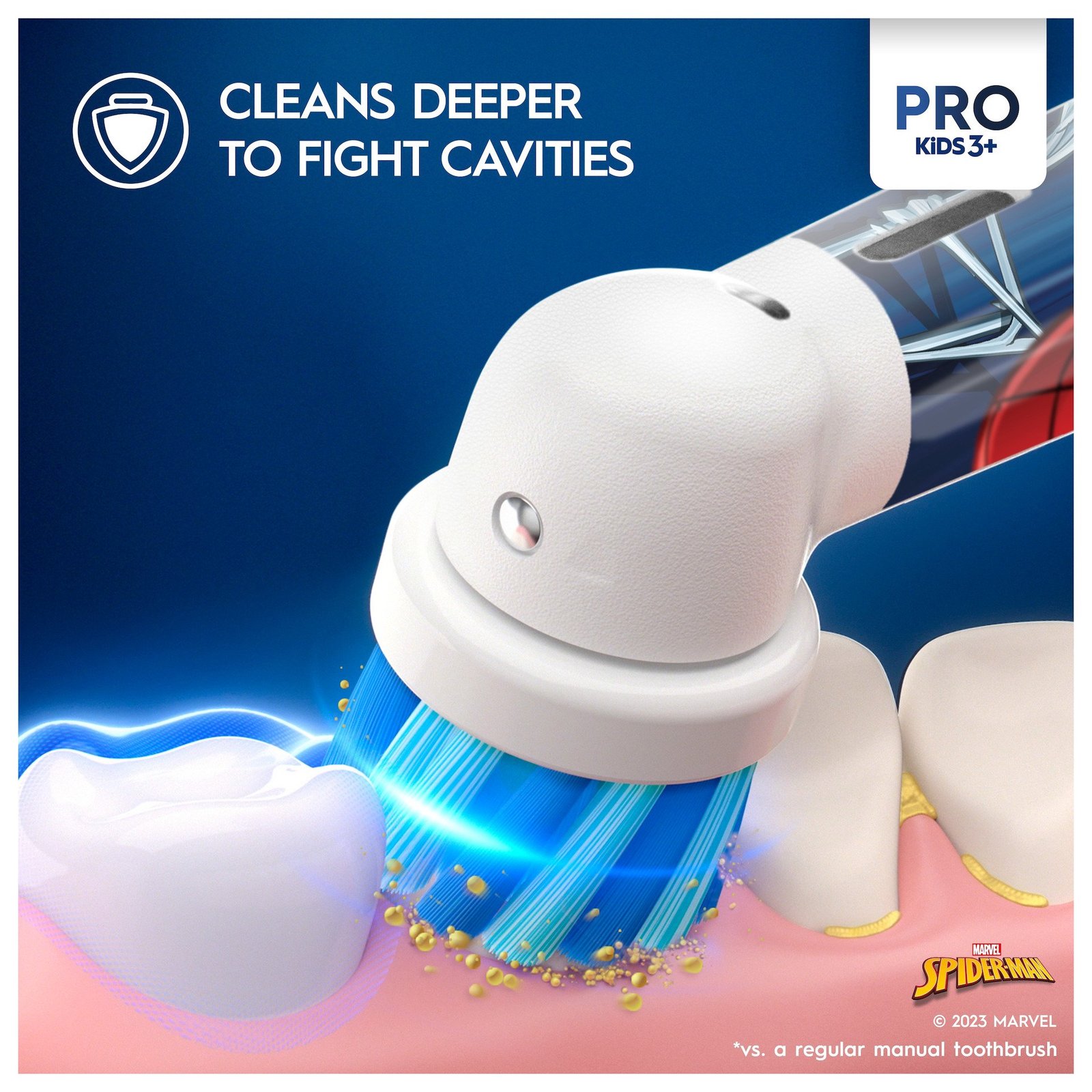 Oral-B Pro Kids Eltandborste För Barn Spider-Man