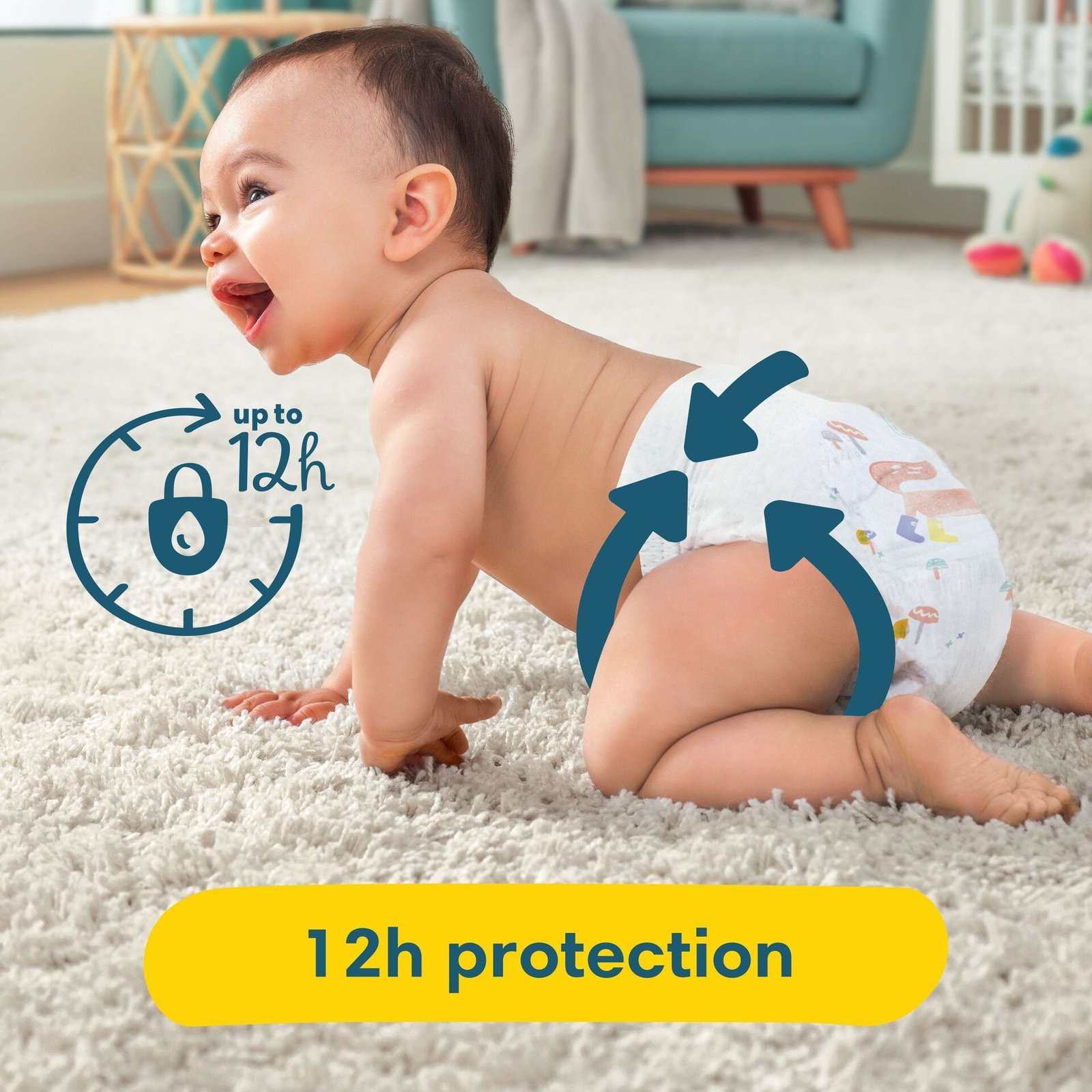 Pampers Premium Protection Blöjor Stl 1 (2kg - 5kg) 42 st