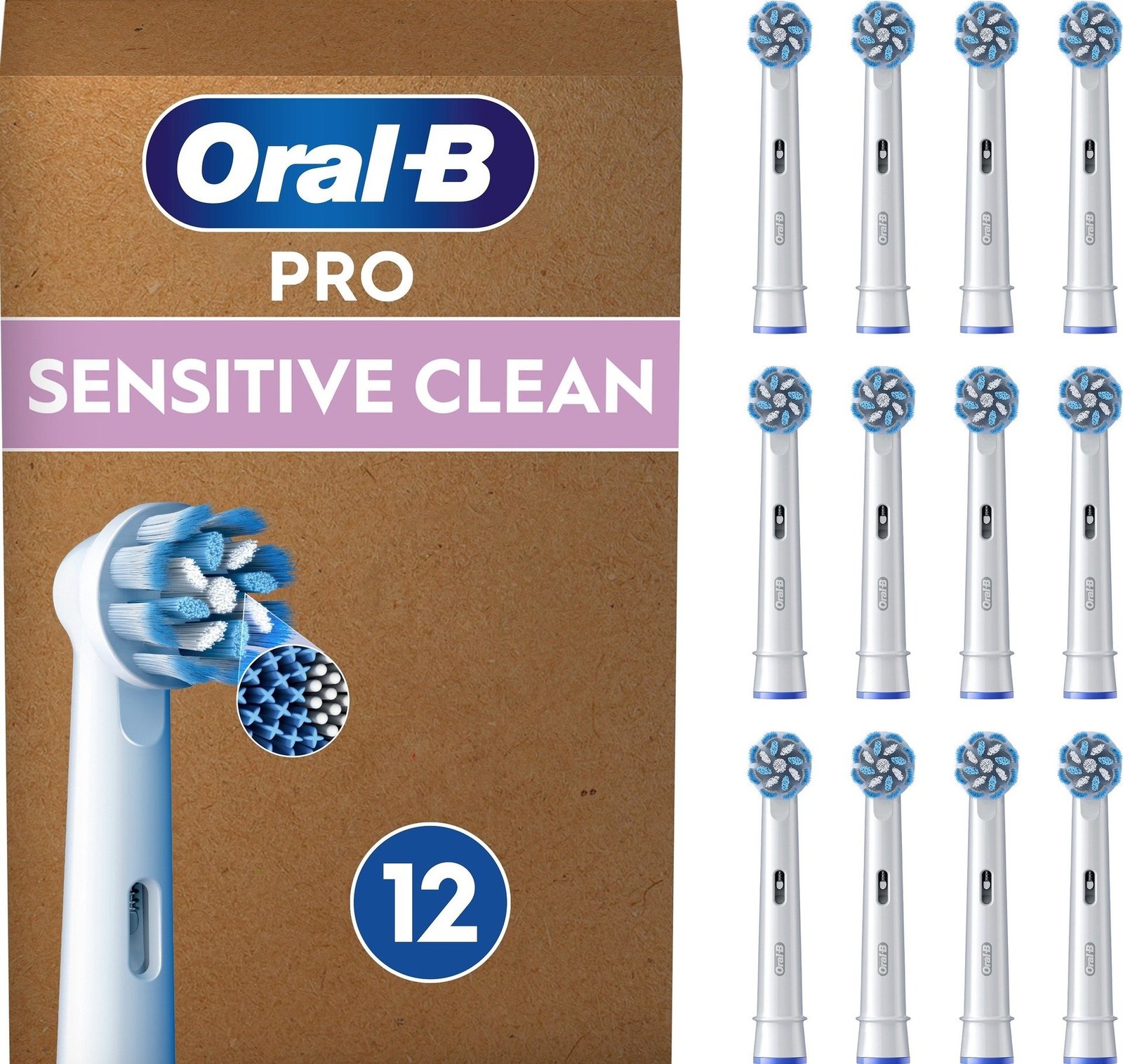 Oral-B Pro Sensitive Clean tandborsthuvuden 12 st