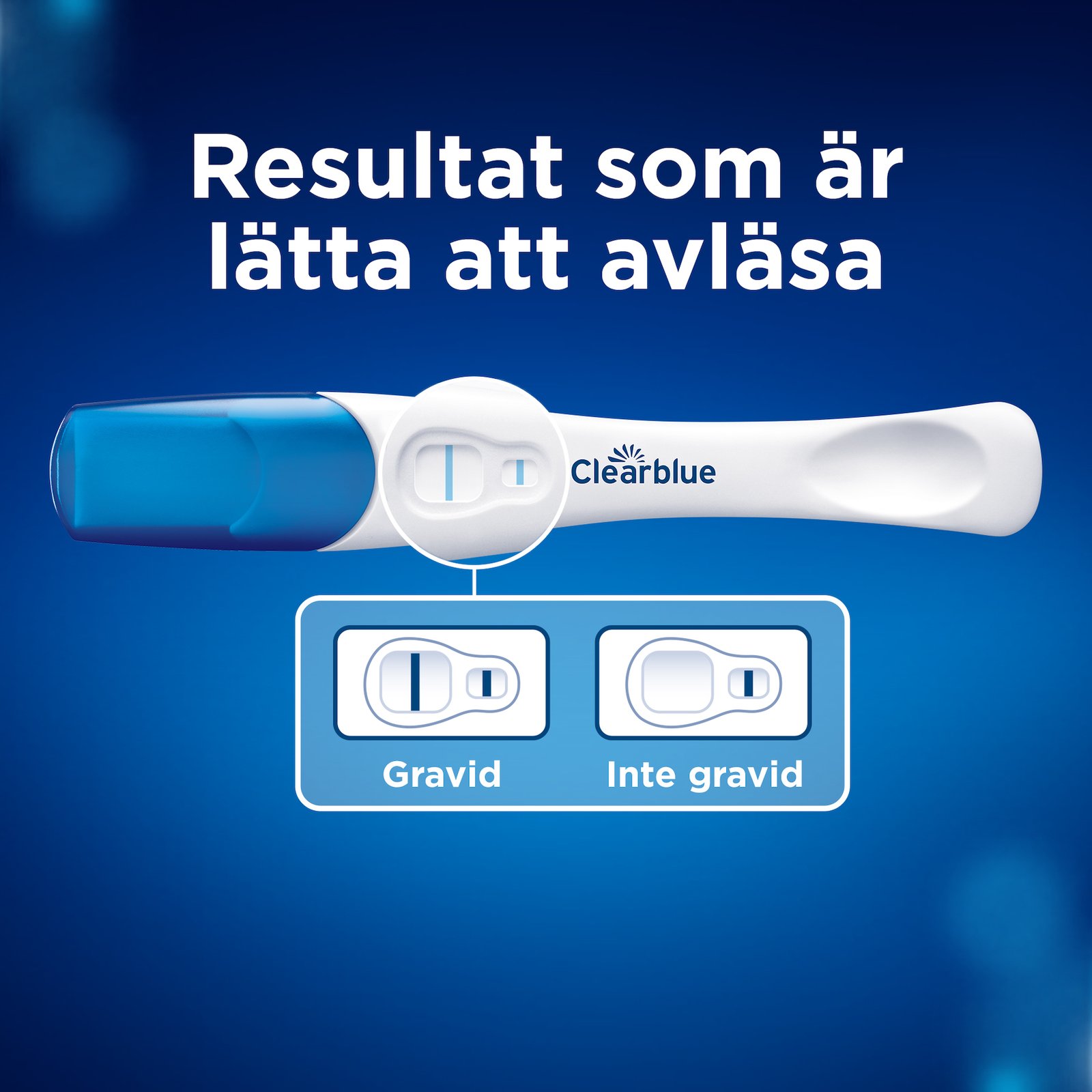 Clearblue Trippelcheck + Datum Kombinationspaket Graviditetstest 3 st