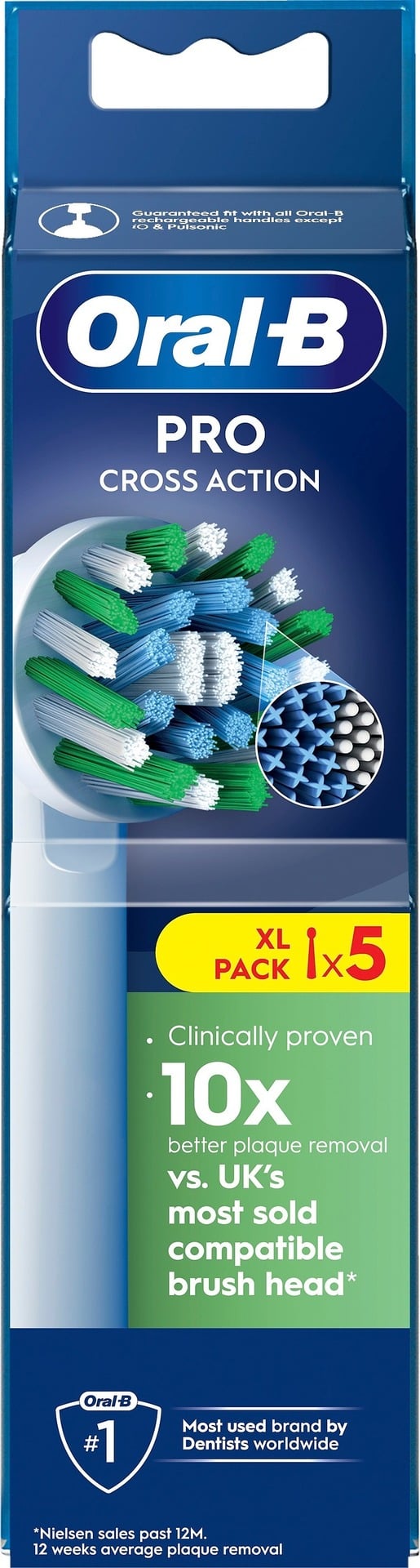 Oral-B Pro Cross Action borsthuvuden 5 st