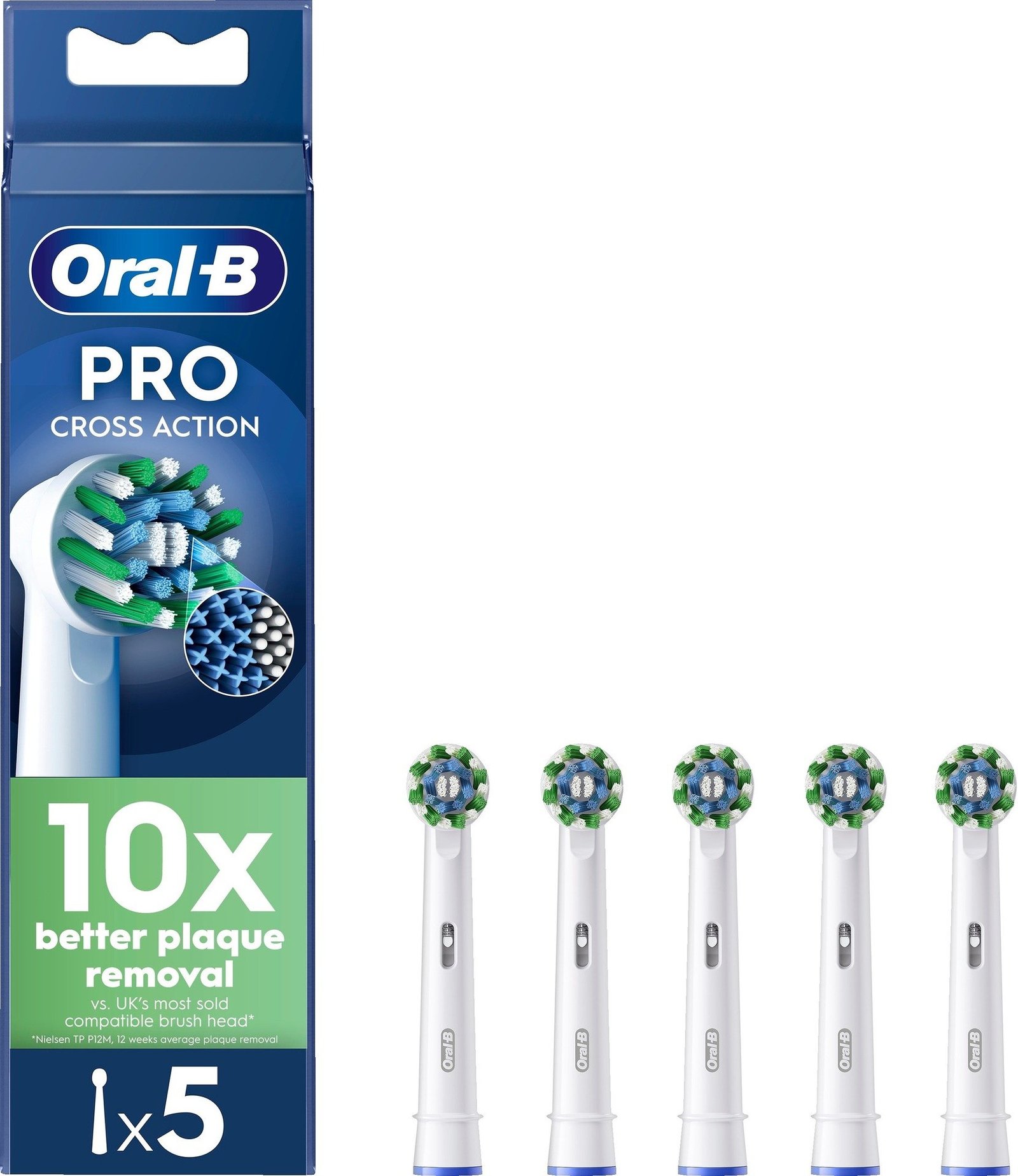 Oral-B Pro Cross Action borsthuvuden 5 st