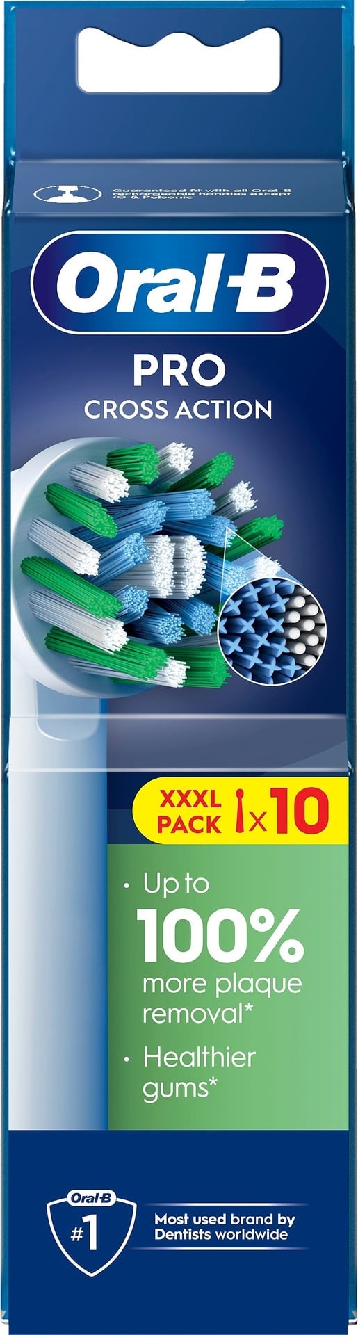Oral-B Pro Cross Action borsthuvuden 10 st