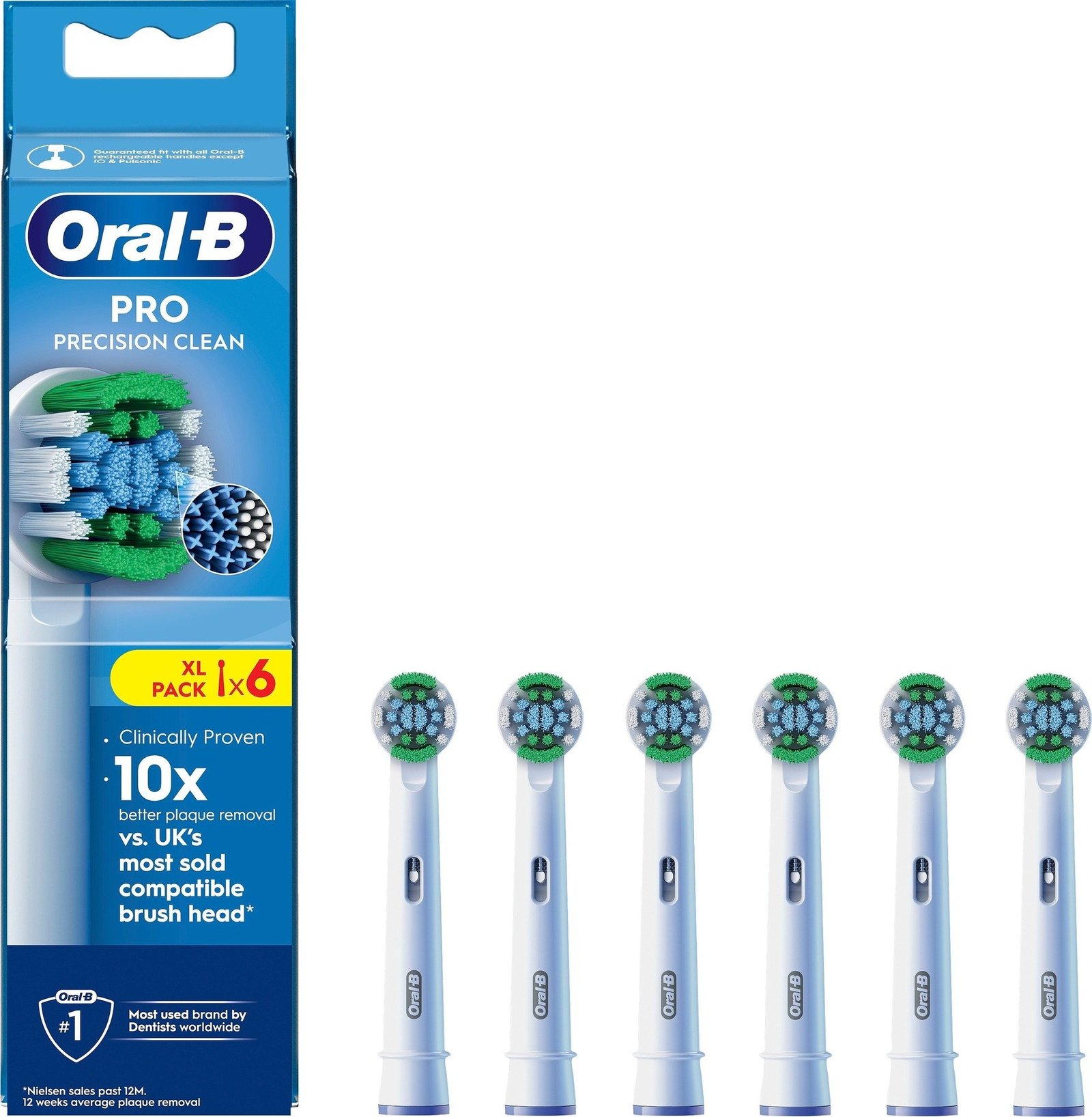 Oral-B Pro Precision Clean tandborsthuvuden 6 st