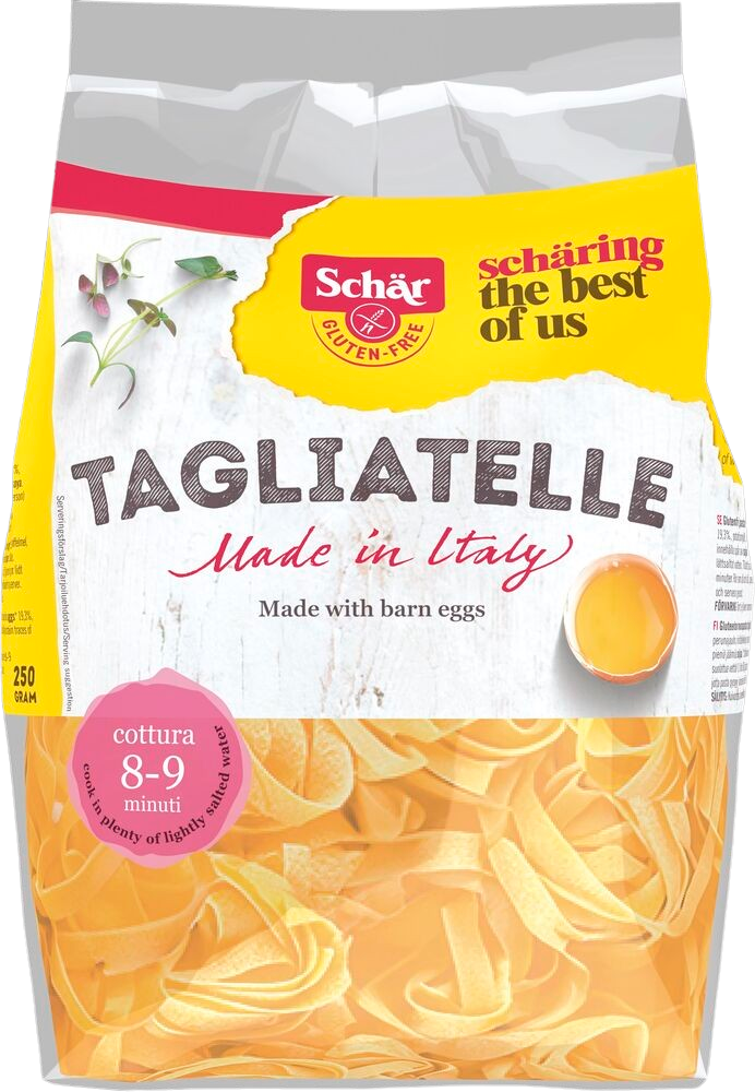 Schär Tagliatelle med ägg glutenfri 250 g