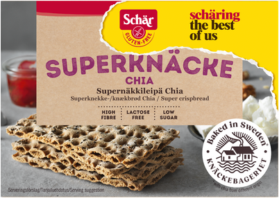 Schär Superknäcke Chia 140 g