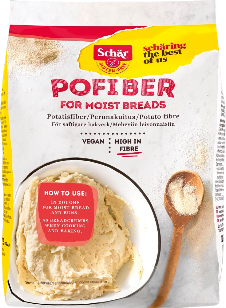 Schär Pofiber Bakmix Glutenfri 125 g