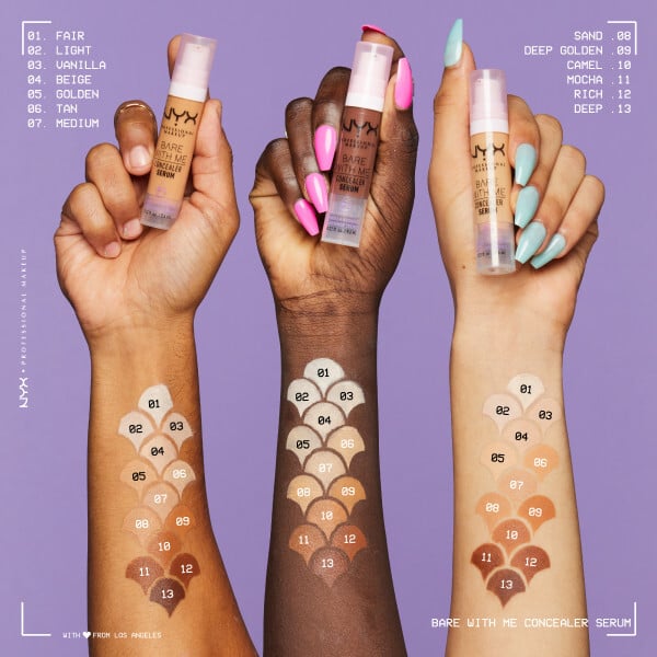 NYX Professional Makeup Bare With Me Concealer Serum 7 Medium 9,6 ml