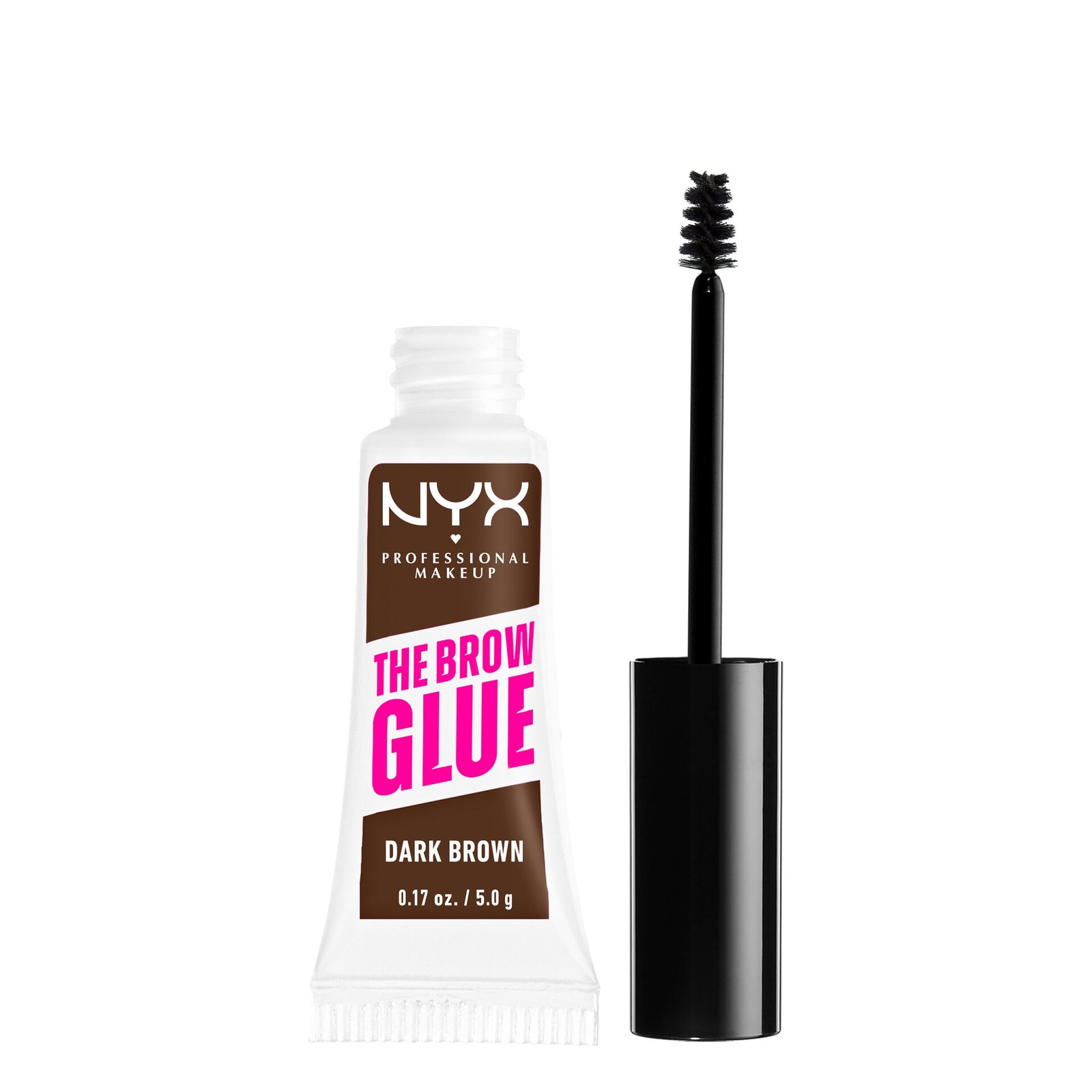 NYX Professional Makeup The Brow Glue Instant Styler 4 Dark Brown 5g