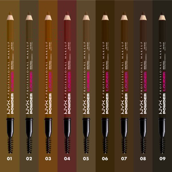 NYX Professional Makeup Powder Louder Brynpenna 09 Black 1,15 g