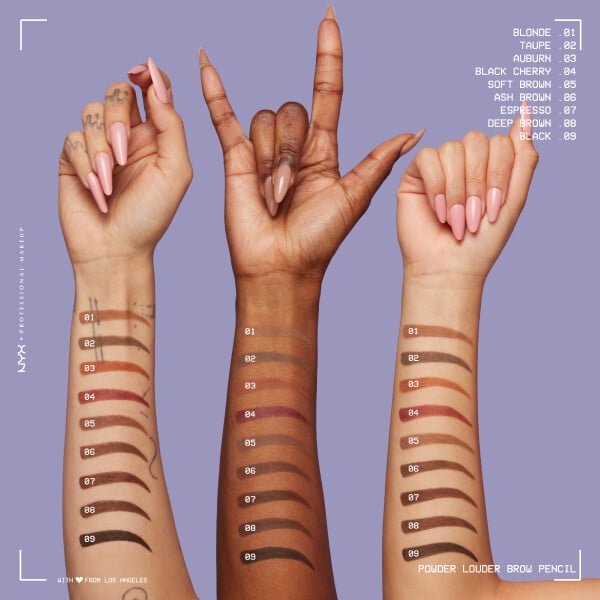 NYX Professional Makeup Powder Louder Brynpenna 09 Black 1,15 g