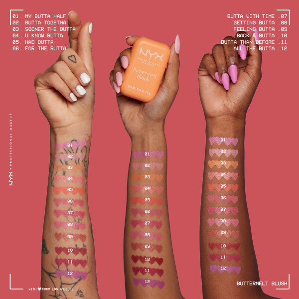 NYX Professional Makeup Buttermelt Blush 08 Getting Butta 5g