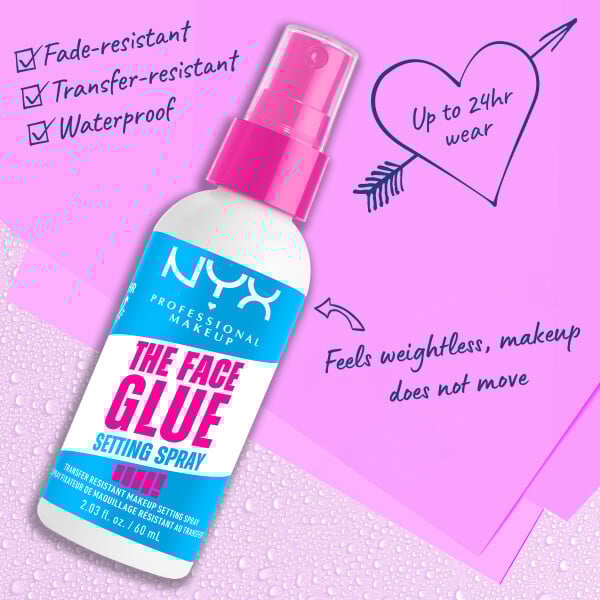 NYX Professional Makeup The Face Glue Setting Spray 60 ml