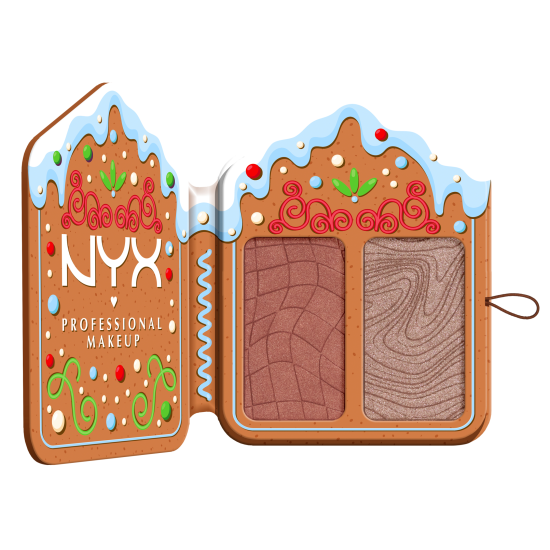 NYX Professional Makeup Buttermelt Face Palette Bronzer/Highlighter Deep