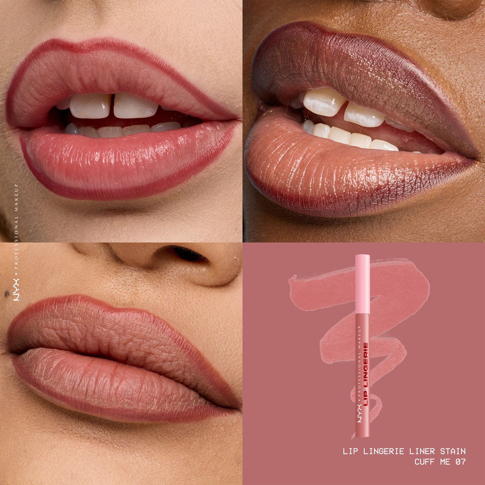 NYX Professional Makeup Lip Lingerie Liner Stain 07 Cuff Me 1 ml