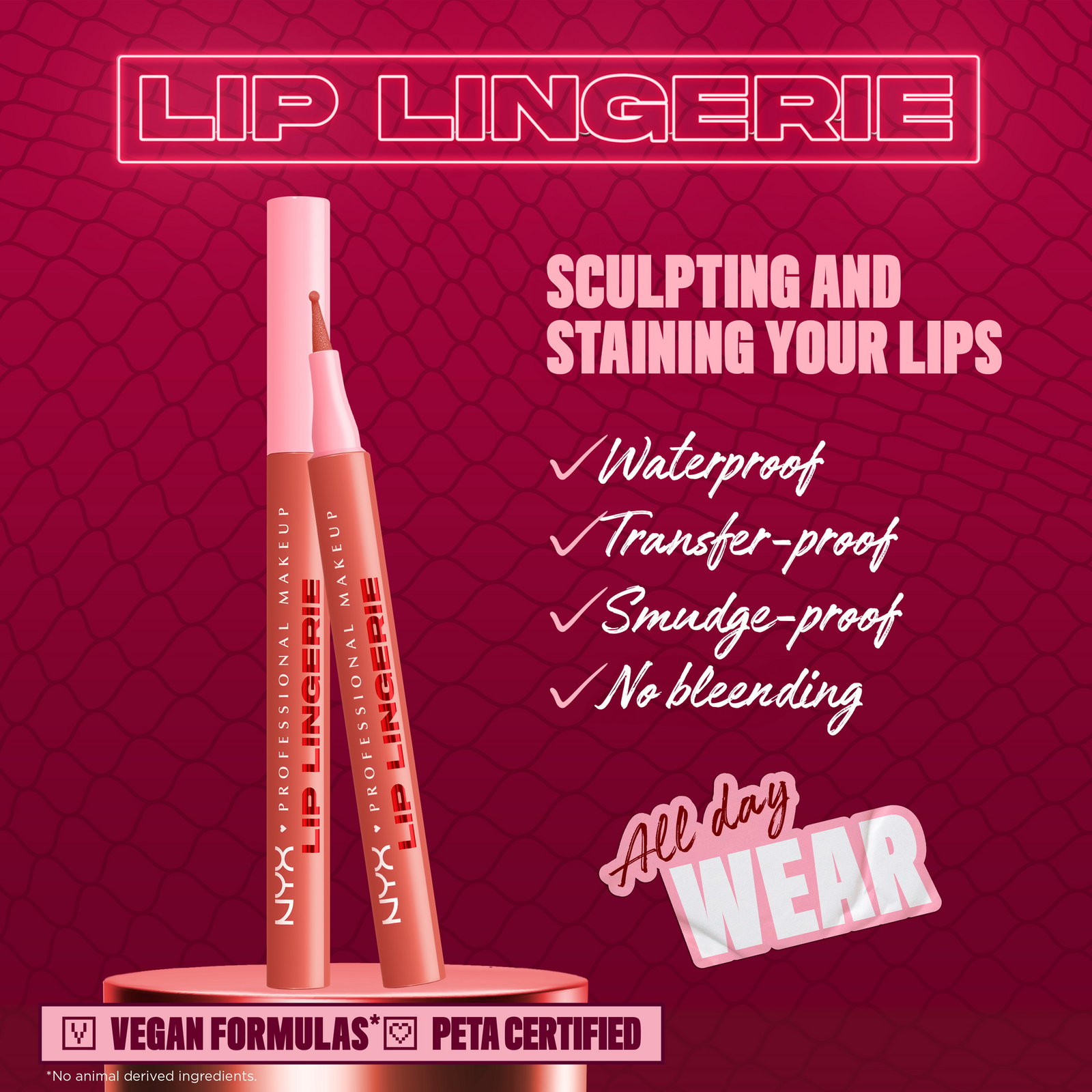 NYX Professional Makeup Lip Lingerie Liner Stain 08 After Hour 1 ml