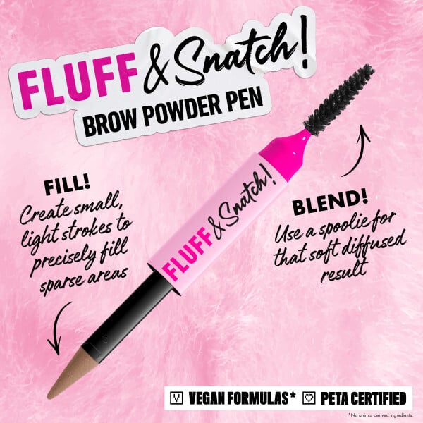 NYX Professional Makeup Fluff N Snatch Brow Powder Pen 01 Ash Blonde 1 g