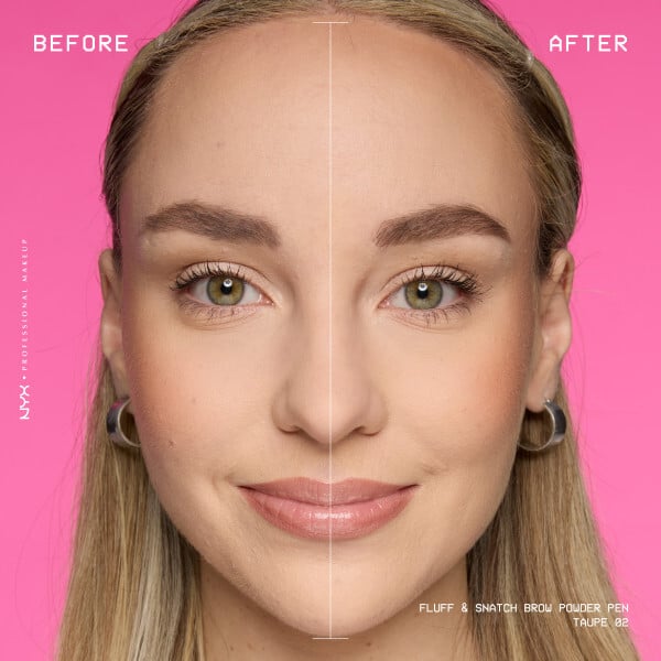 NYX Professional Makeup Fluff N Snatch Brow Powder Pen 02 Taupe 1 g