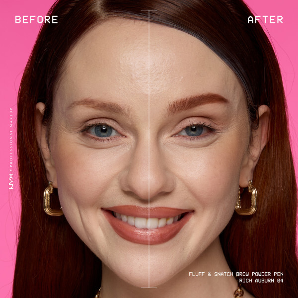 NYX Professional Makeup Fluff N Snatch Brow Powder Pen 04 Rich Auburn 1 g