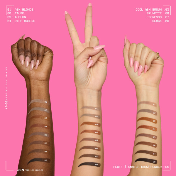 NYX Professional Makeup Fluff N Snatch Brow Powder Pen 04 Rich Auburn 1 g