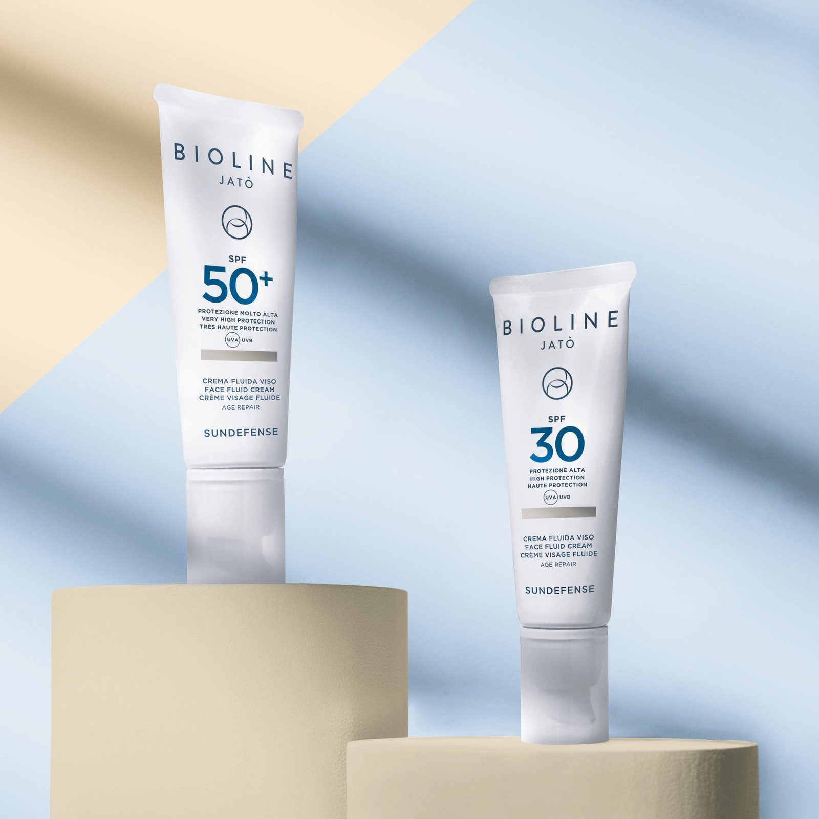 Bioline Jatò SPF 30 High Protection Face Fluid Cream Age Repair 50 ml