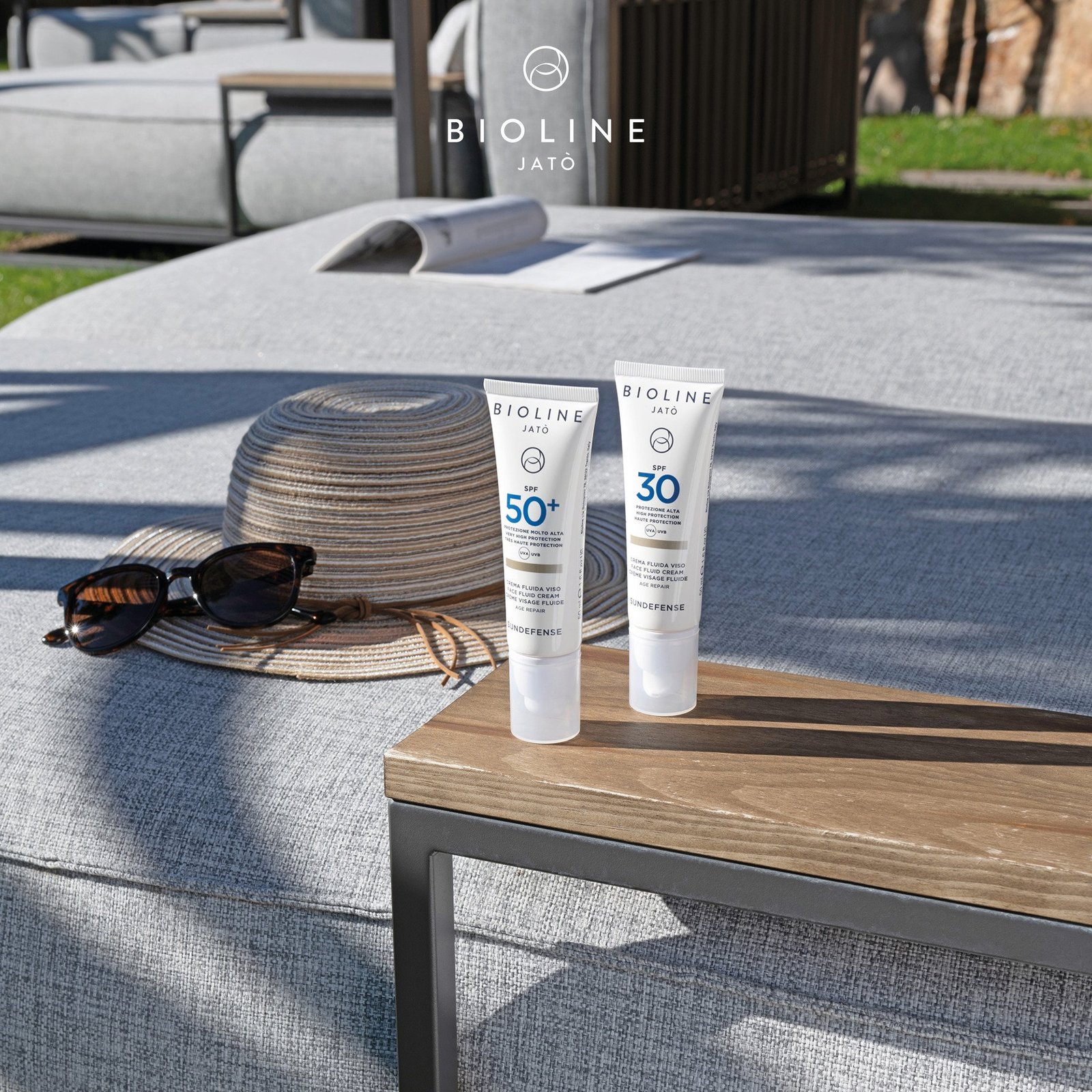 Bioline Jatò SPF 30 High Protection Face Fluid Cream Age Repair 50 ml
