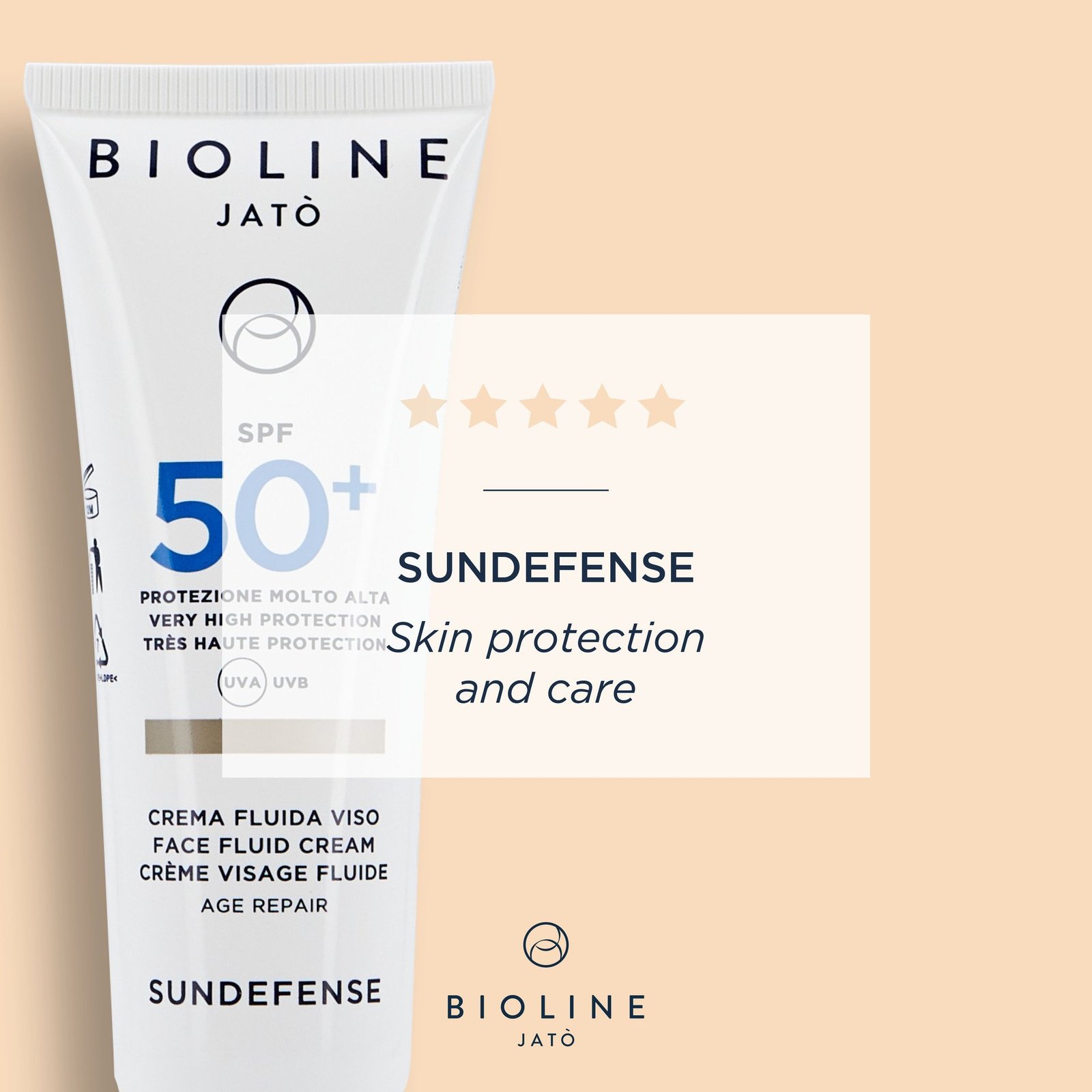 Bioline Jatò SPF 50+ Very High Protection Milk Body Spray Multi-Protection 150 ml