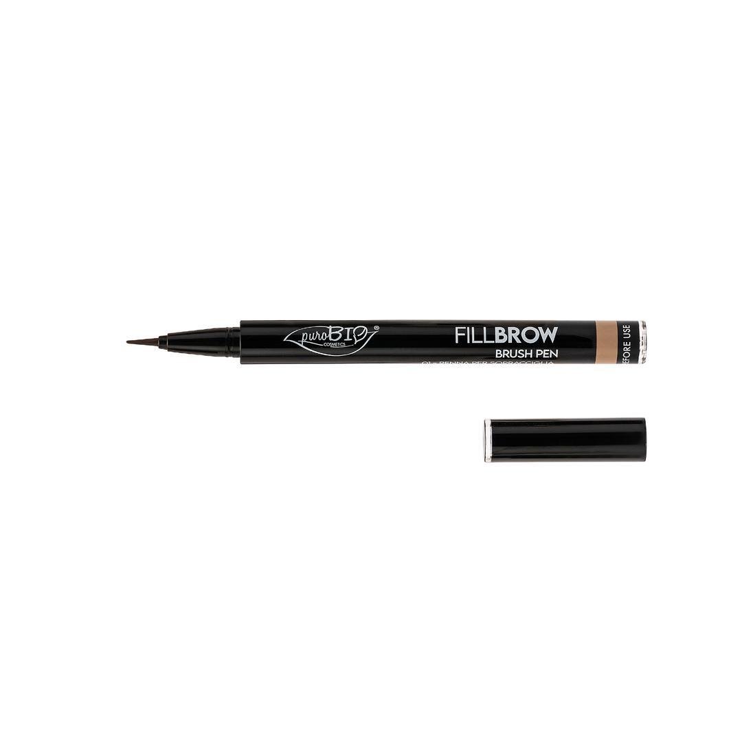 puroBIO Eyebrow Fillbrow Brush Pen Natural Blonde 01 0,7 ml