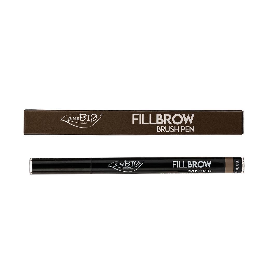 puroBIO Eyebrow Fillbrow Brush Pen Soft Brown 02 0,7 ml