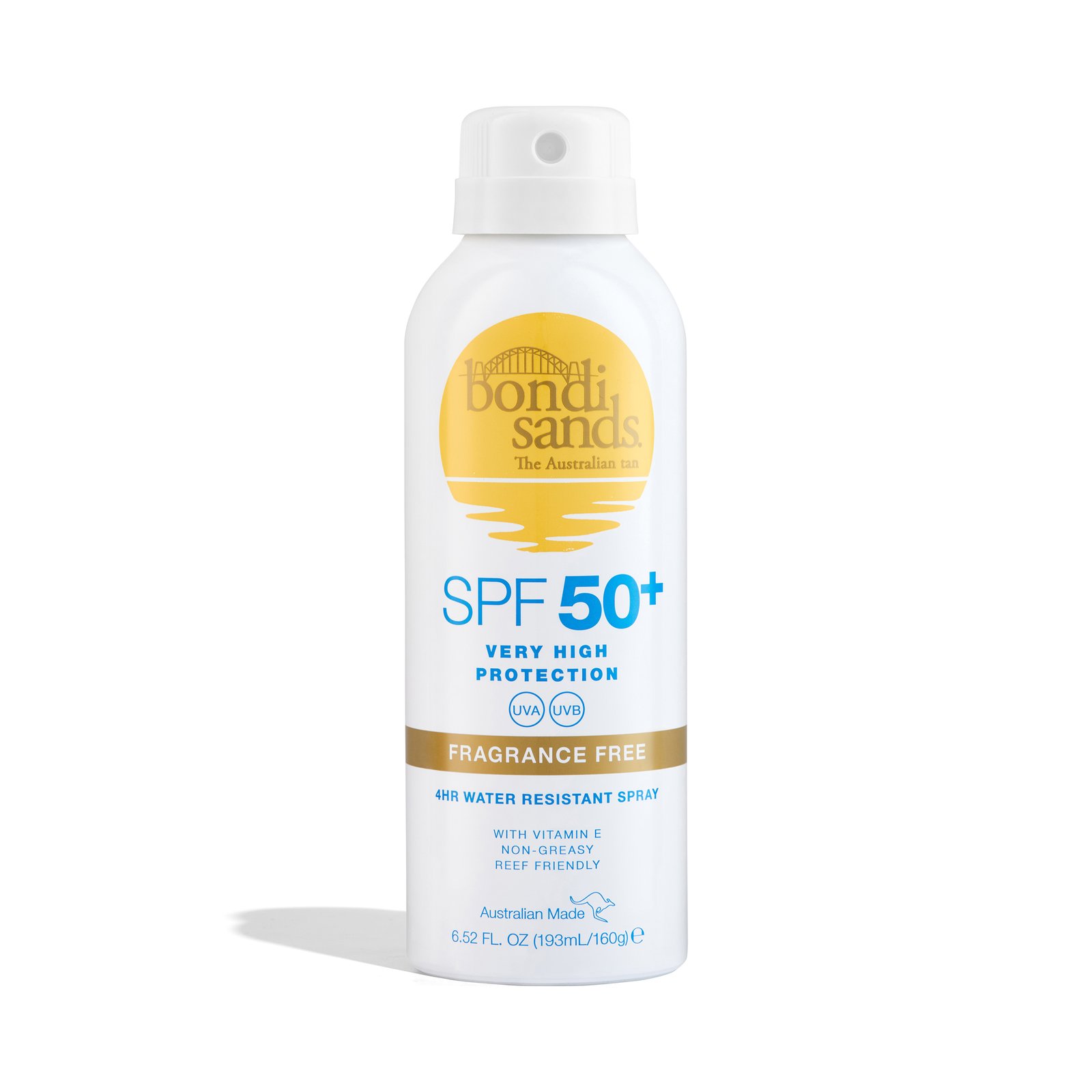 Bondi Sands SPF 50+ Fragrance Free Suncreen Spray 160 g