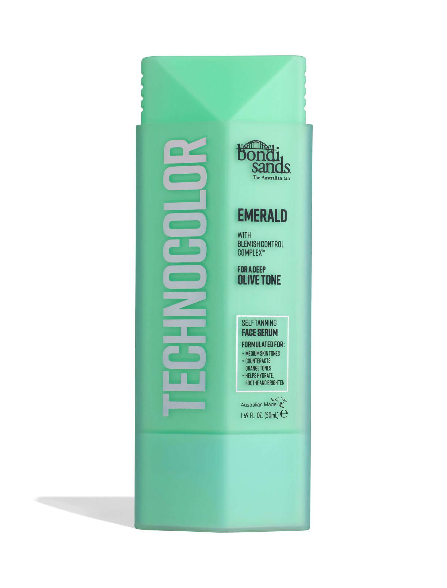 Bondi Sands Technocolor Self Tanning Face Serum Emerald 50 ml