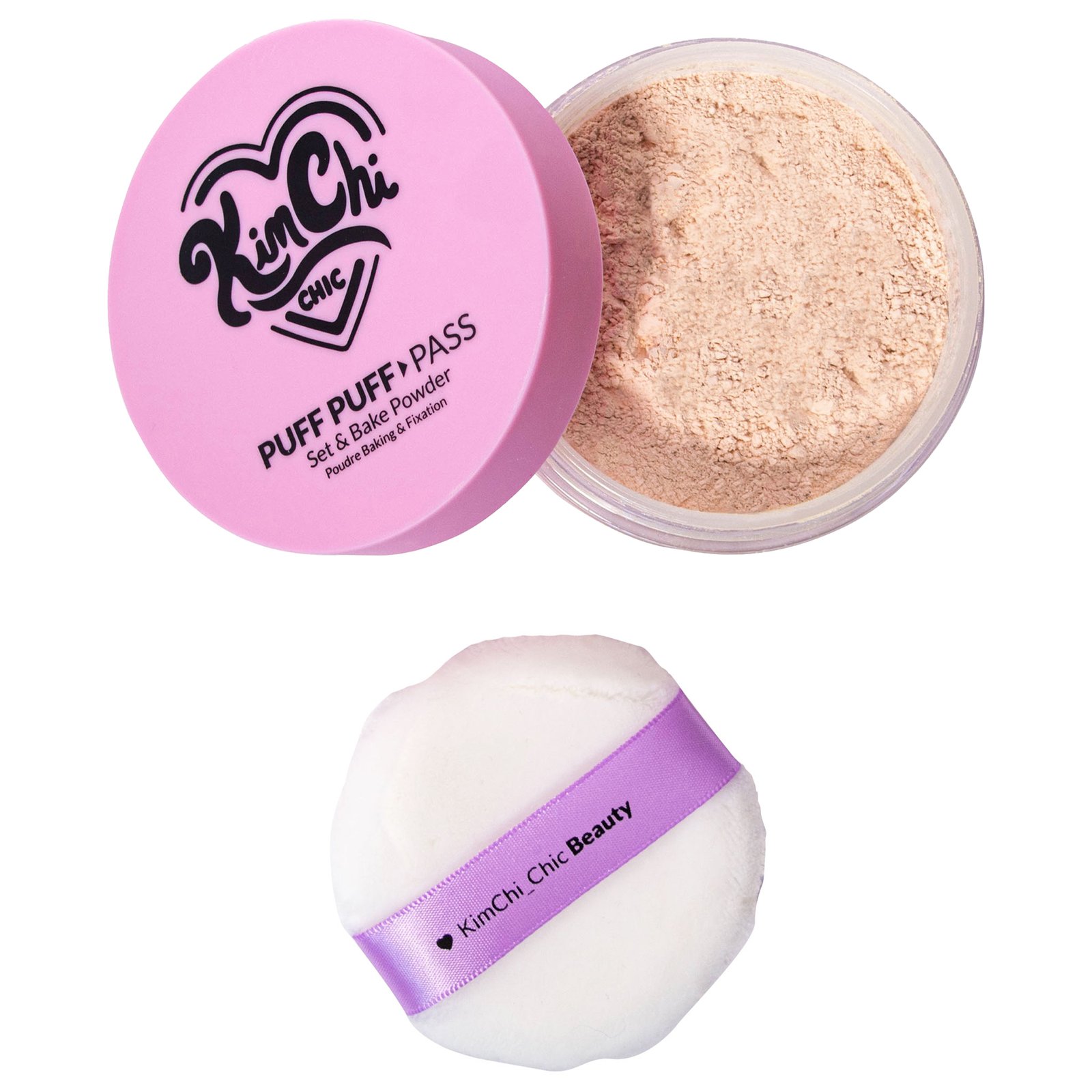 KimChi Chic Beauty Puff Puff Pass Loose Setting Powder Translucent  24 g