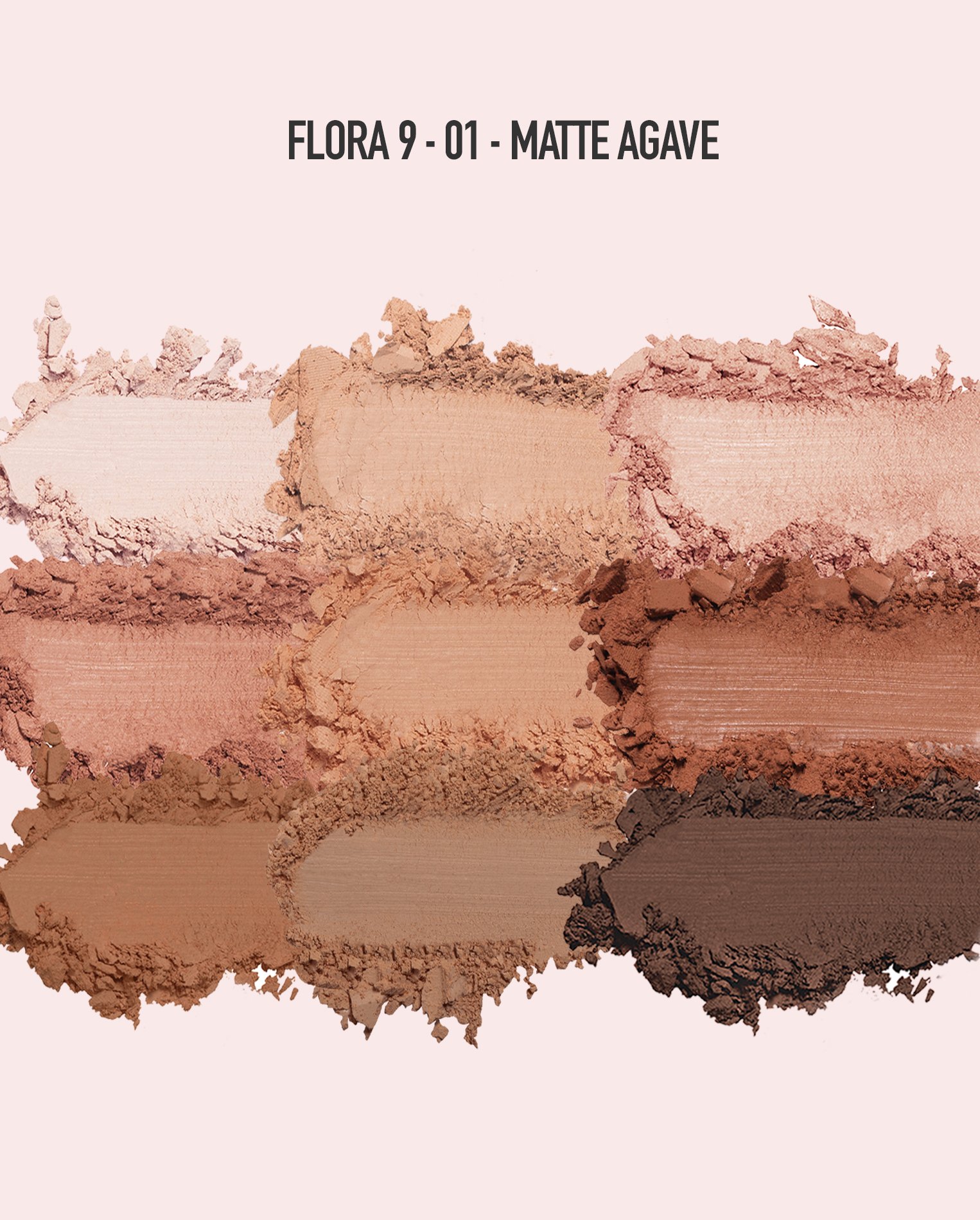Jason Wu Beauty Flora 9 Eyeshadow Palette Matte Agave 6 g