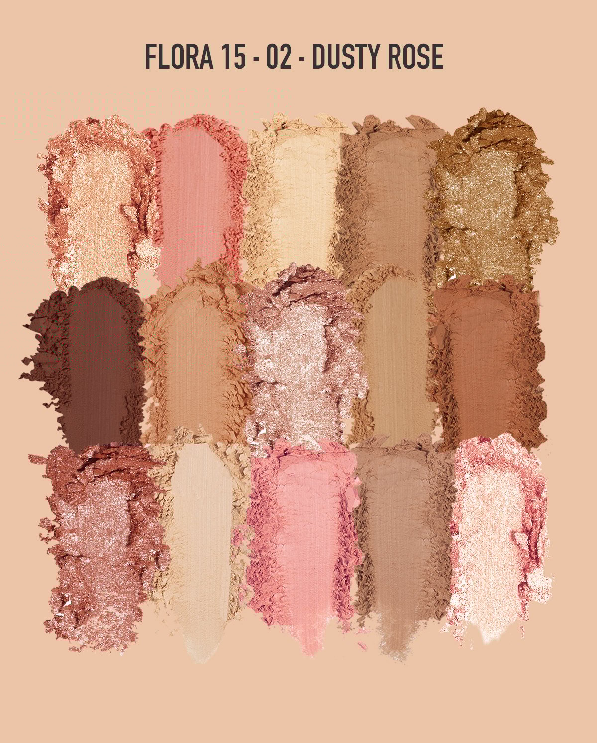 Jason Wu Beauty Flora 15 Eyeshadow Palette Dusty Rose 13 g