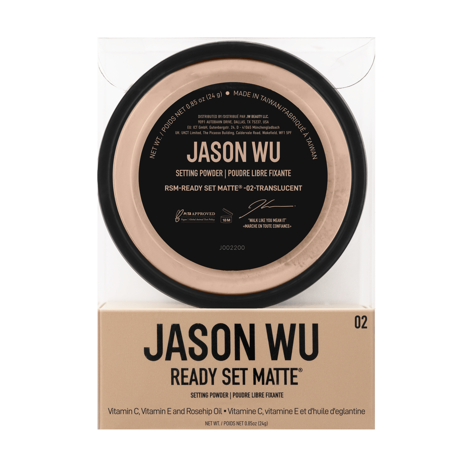 Jason Wu Beauty Ready Set Matte Setting Powder Translucent 24 g