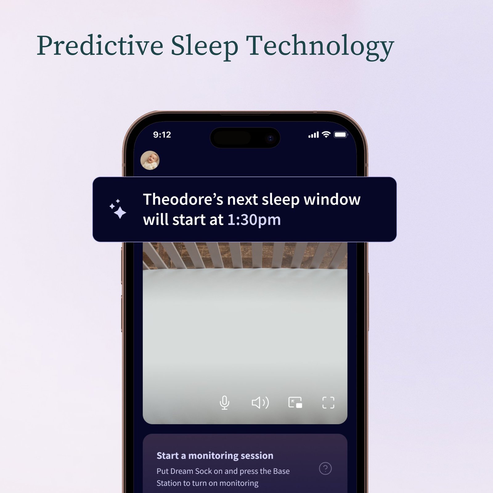 Owlet Dream Sock™ Bedtime Blue + Owlet Cam 2