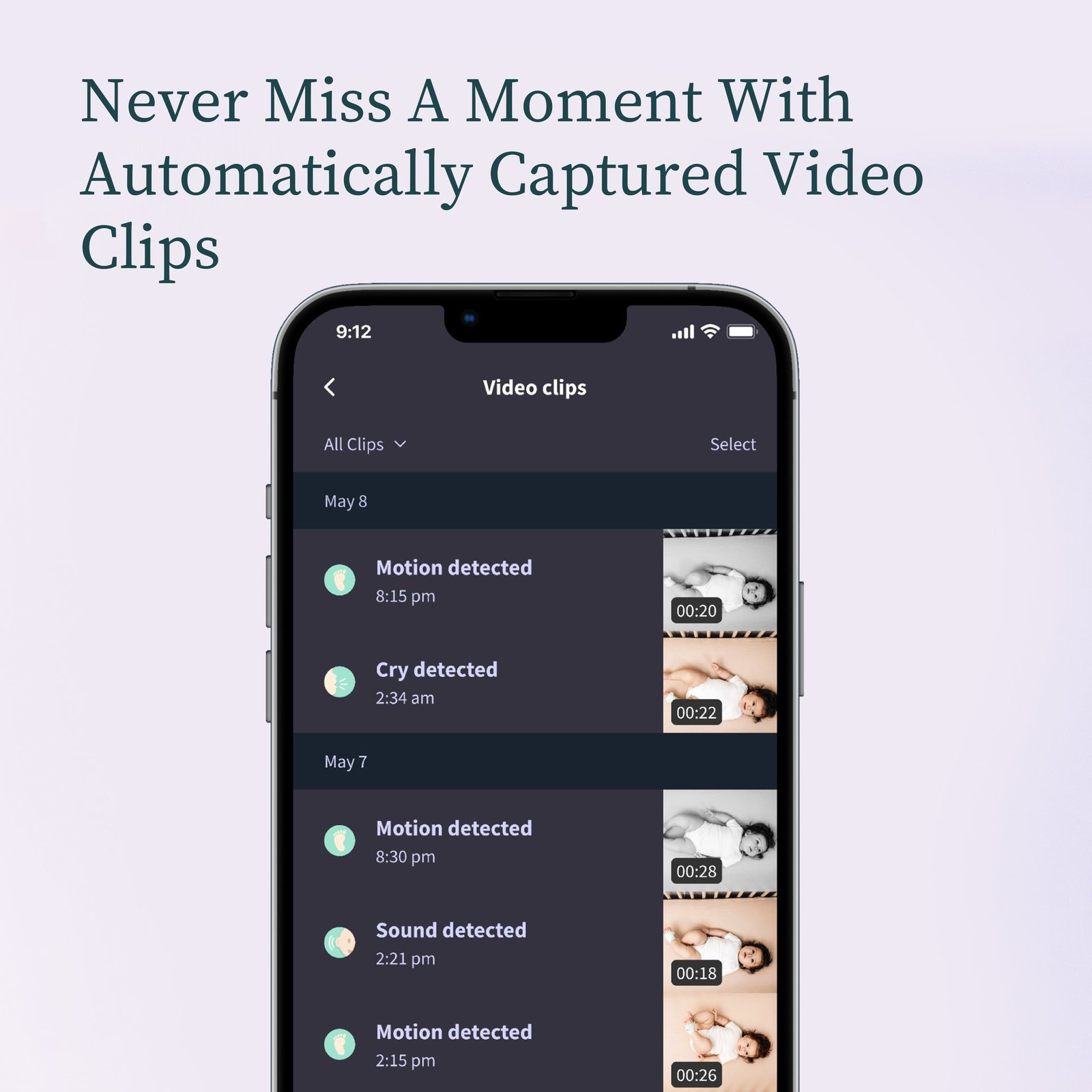 Owlet Dream Sock™ Dusty Rose + Owlet Cam 2