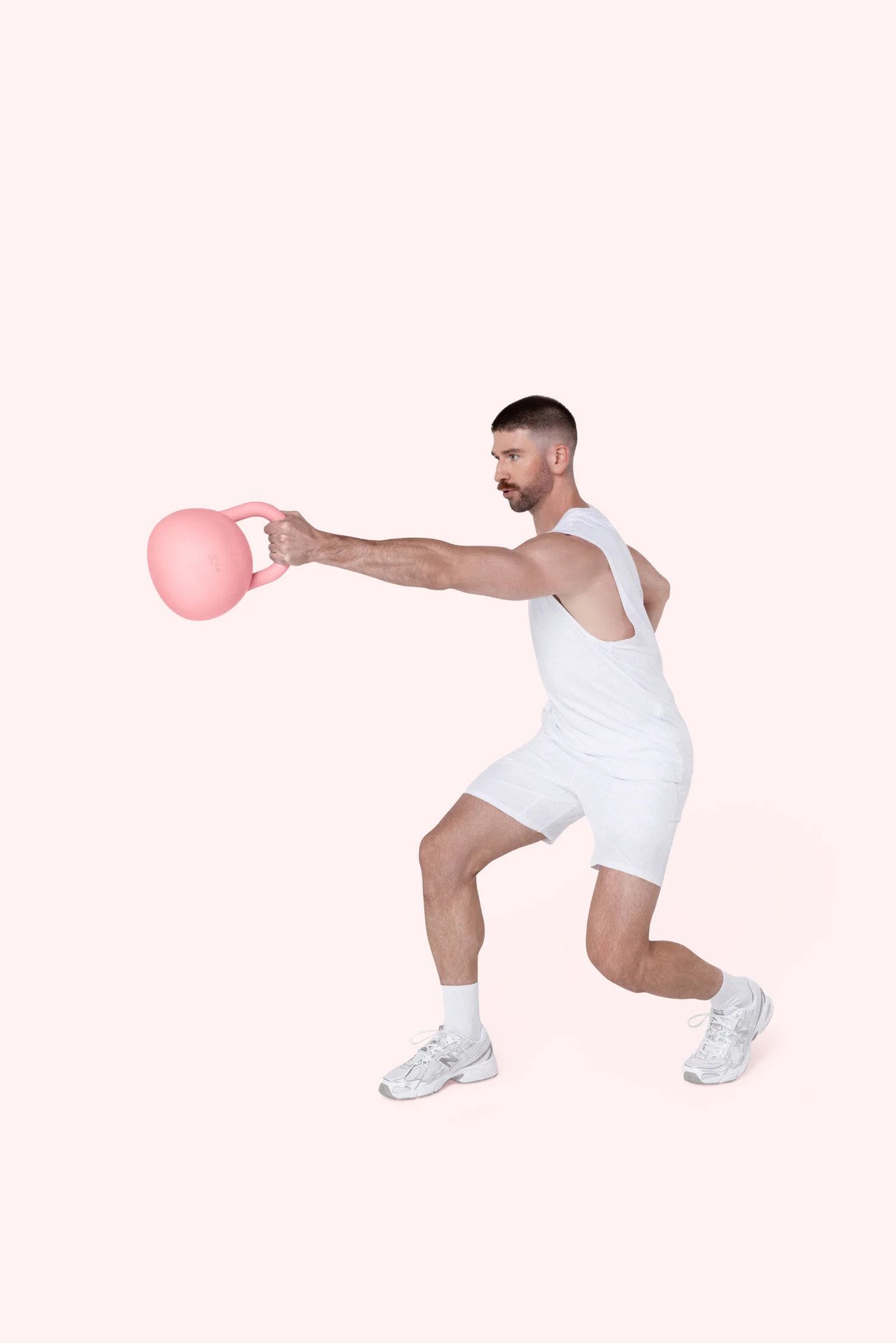 Bala Kettlebell Rosa 10 lbs 4,5 kg