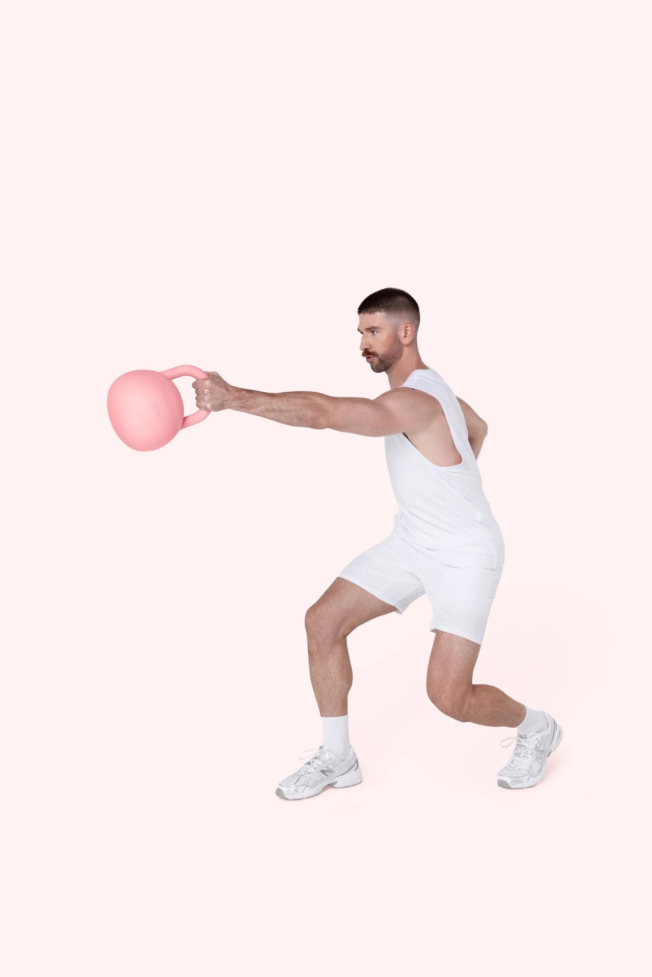 Bala Kettlebell Rosa 10 lbs 4,5 kg