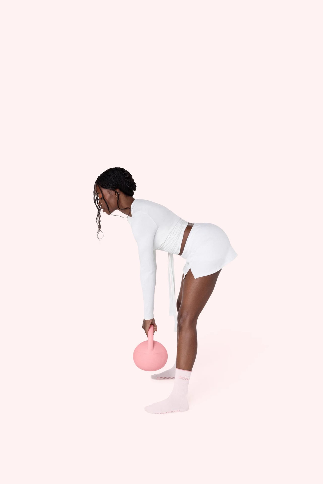 Bala Kettlebell Rosa 10 lbs 4,5 kg