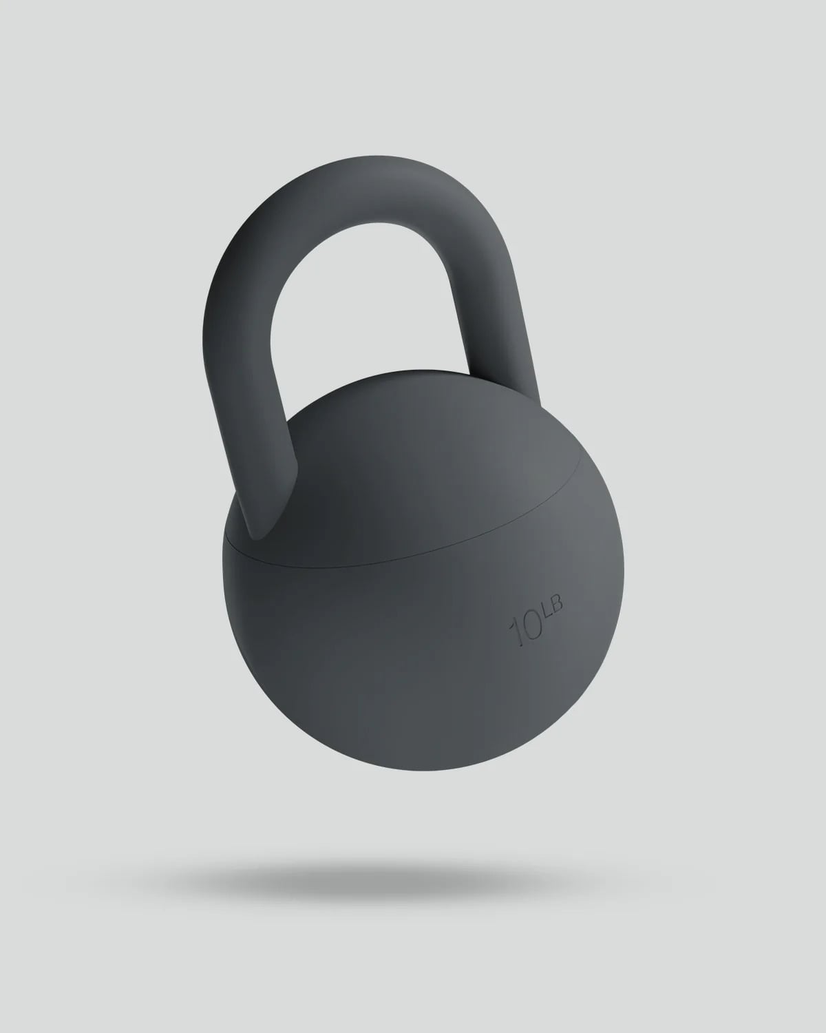 Bala Kettlebell Grå 10 lbs 4,5 kg