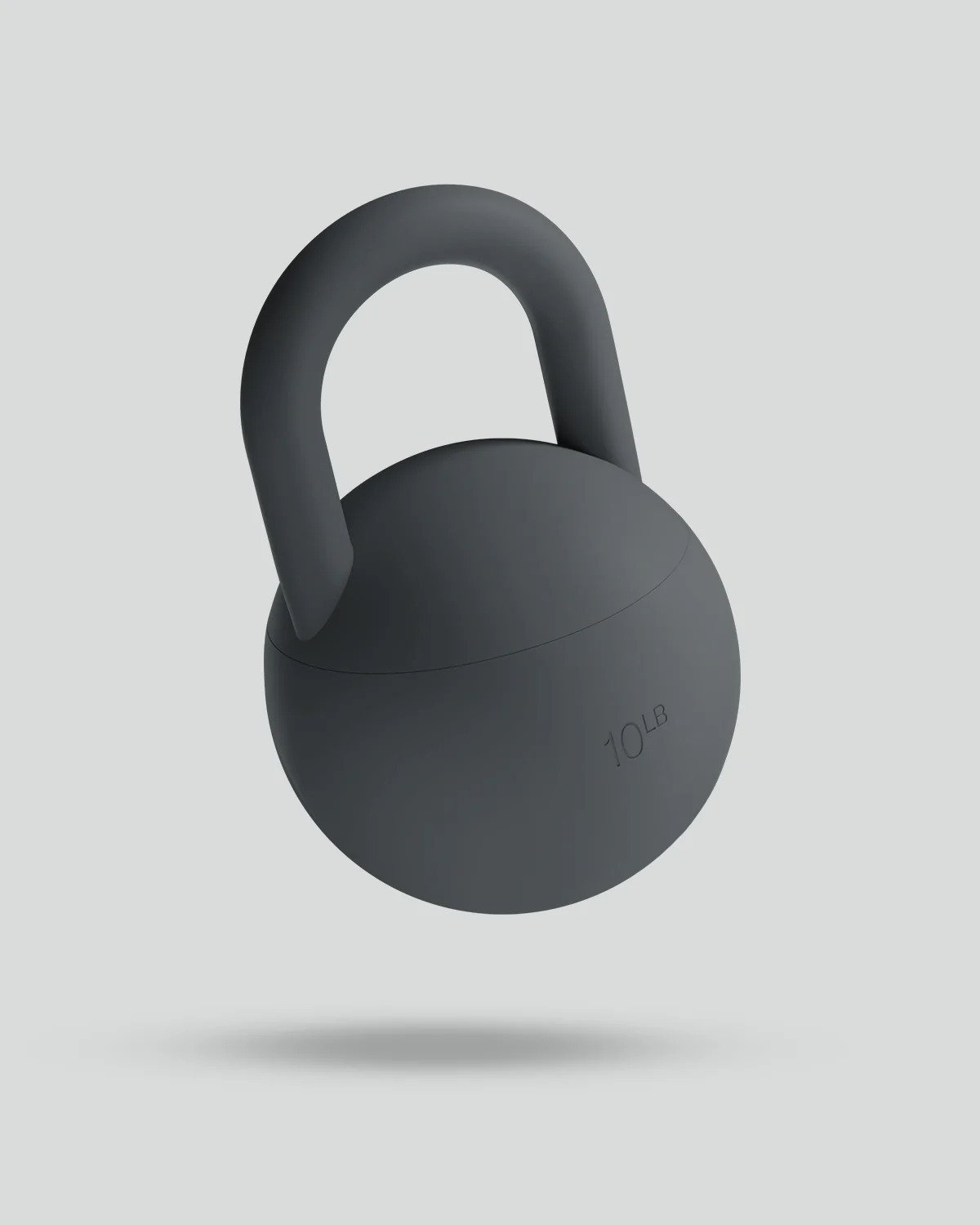 Bala Kettlebell Grå 10 lbs 4,5 kg